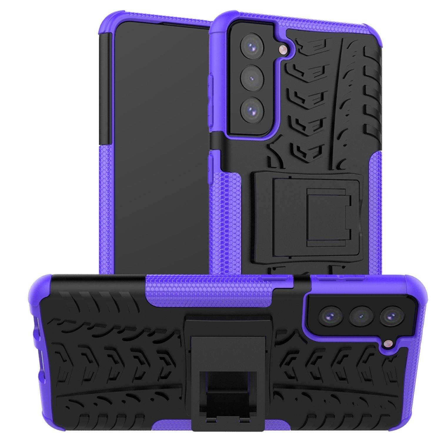 Samsung Galaxy S21 Plus Handyhülle Outdoor Case Backcover Violett