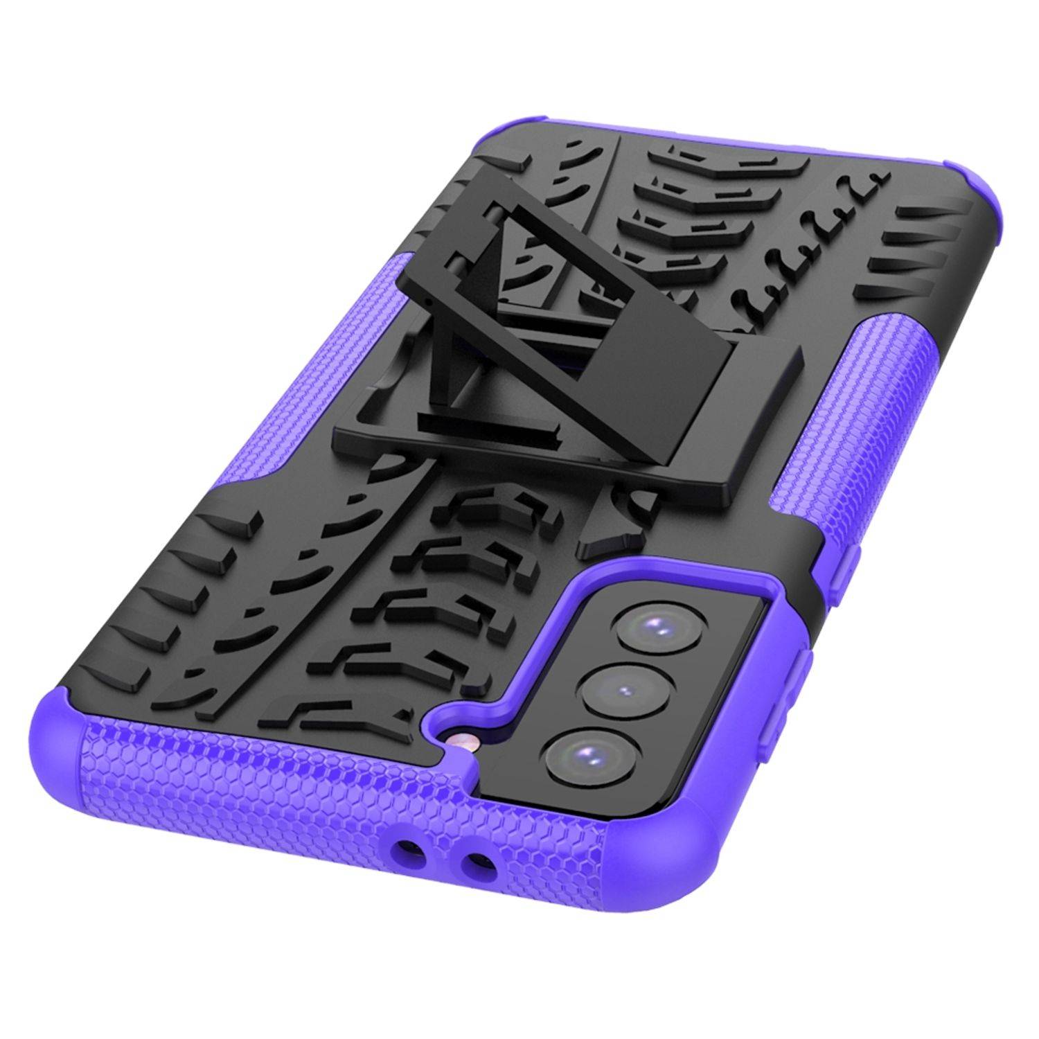 Samsung Galaxy S21 Plus Handyhülle Outdoor Case Backcover Violett