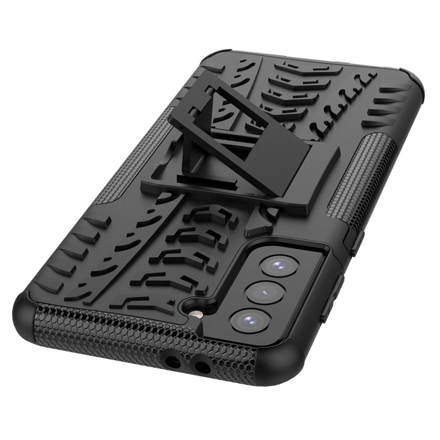 Samsung Galaxy S21 Plus Handyhülle Outdoor Case Backcover Schwarz
