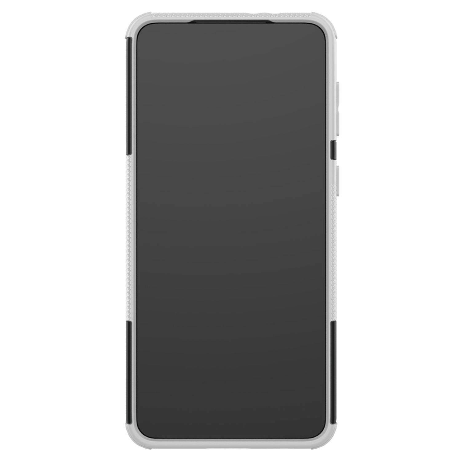 Samsung Galaxy S21 Plus Handyhülle Outdoor Case Backcover Weiß