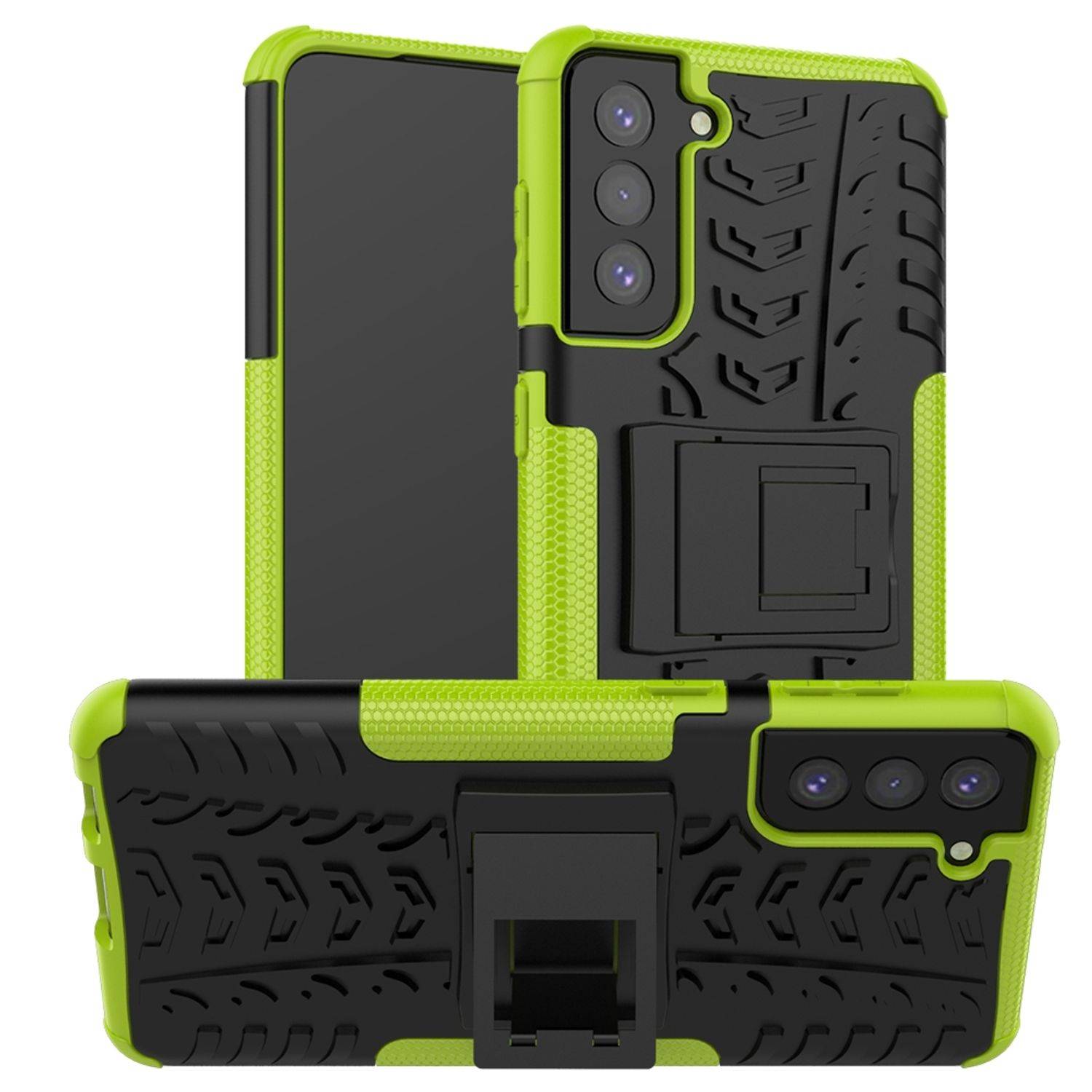 Samsung Galaxy S21 Plus Handyhülle Outdoor Case Backcover Grün