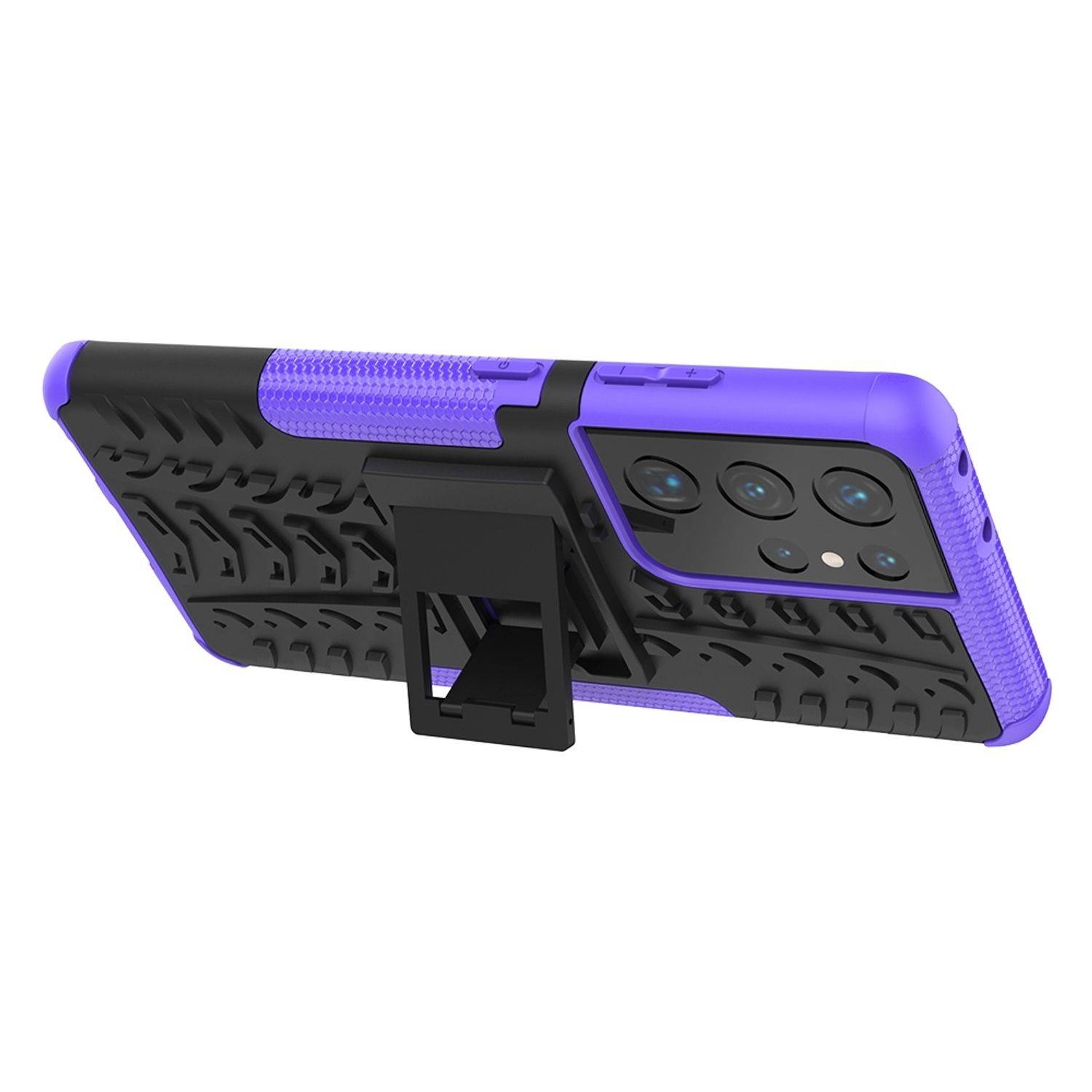 Samsung Galaxy S21 Ultra Handyhülle Outdoor Case Backcover Violett