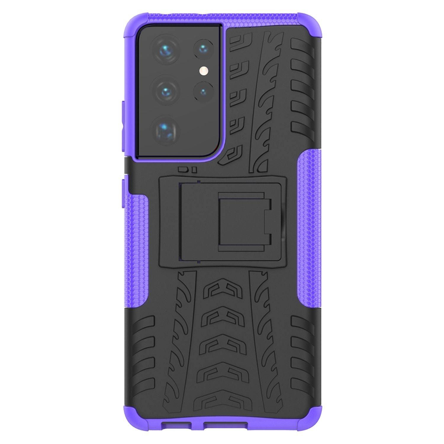 Samsung Galaxy S21 Ultra Handyhülle Outdoor Case Backcover Violett