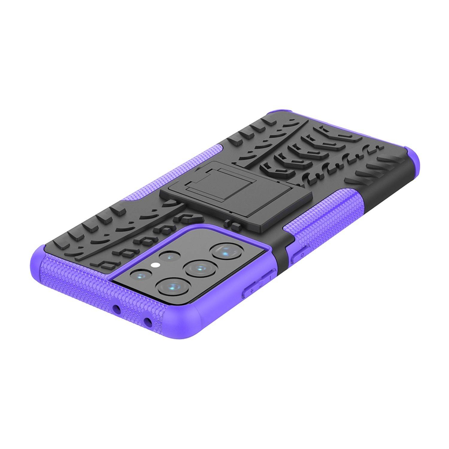 Samsung Galaxy S21 Ultra Handyhülle Outdoor Case Backcover Violett