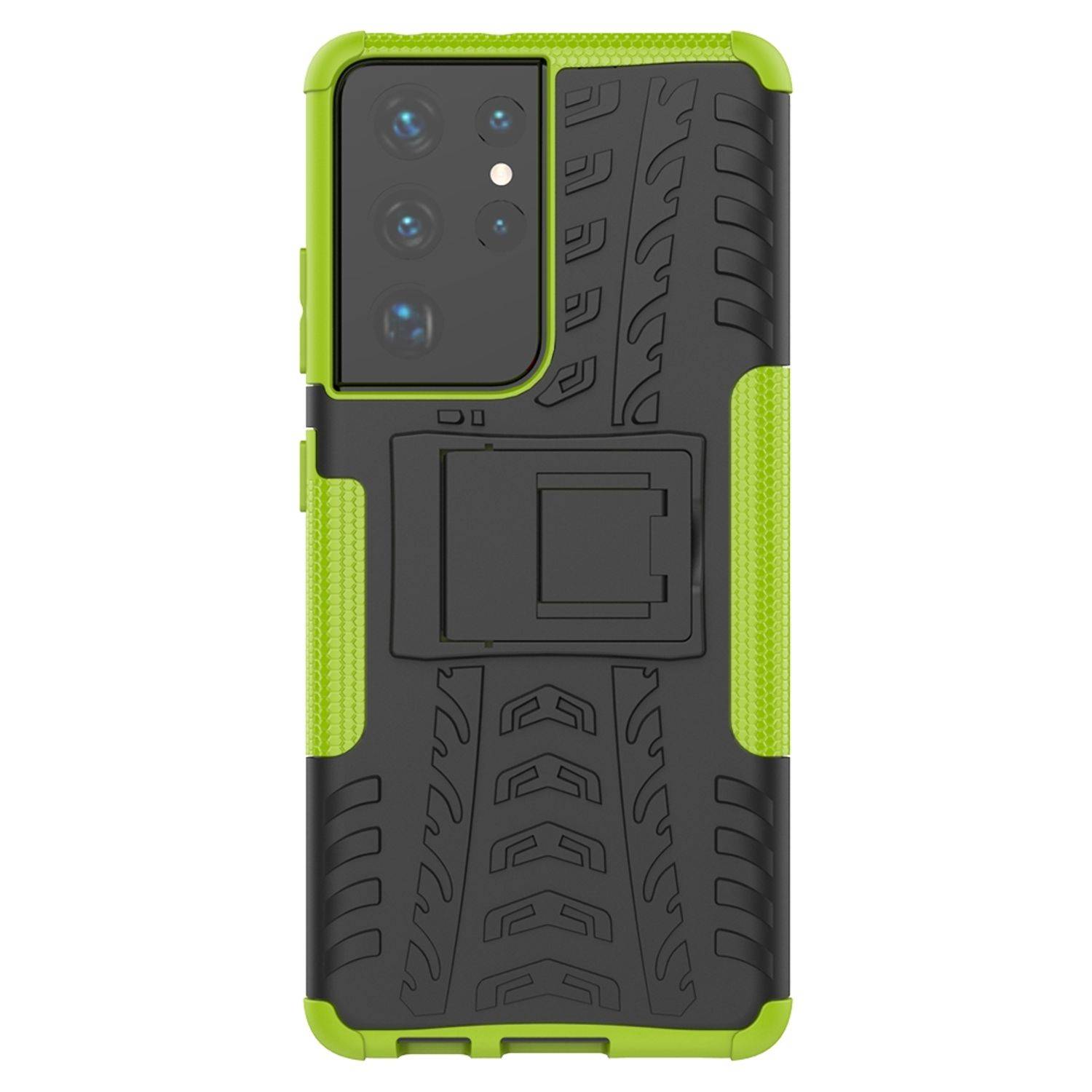Samsung Galaxy S21 Ultra Handyhülle Outdoor Case Backcover Grün