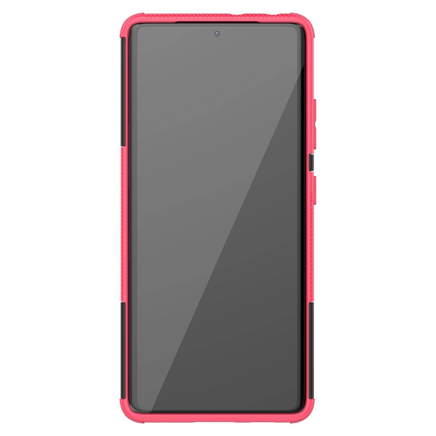 Samsung Galaxy S21 Ultra Handyhülle Outdoor Case Umhängetasche Rosa