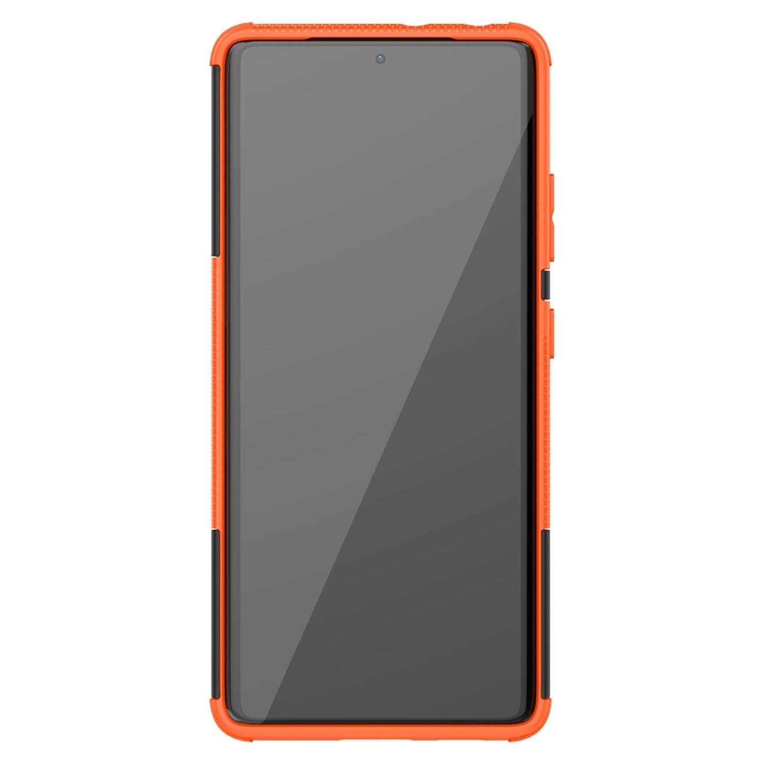 Samsung Galaxy S21 Ultra Handyhülle Outdoor Case Backcover Orange