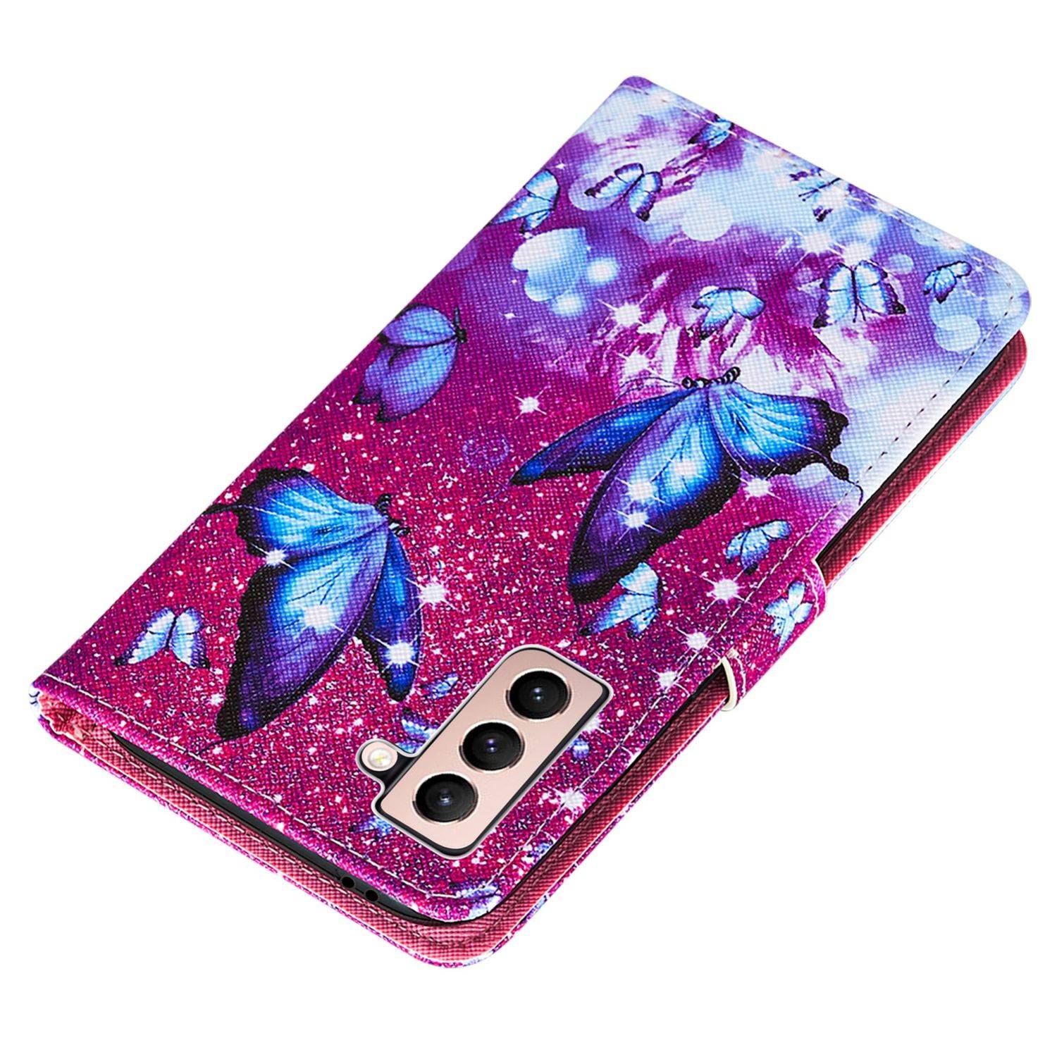 Samsung Galaxy S21 Plus Handyhülle Bookcover Violett