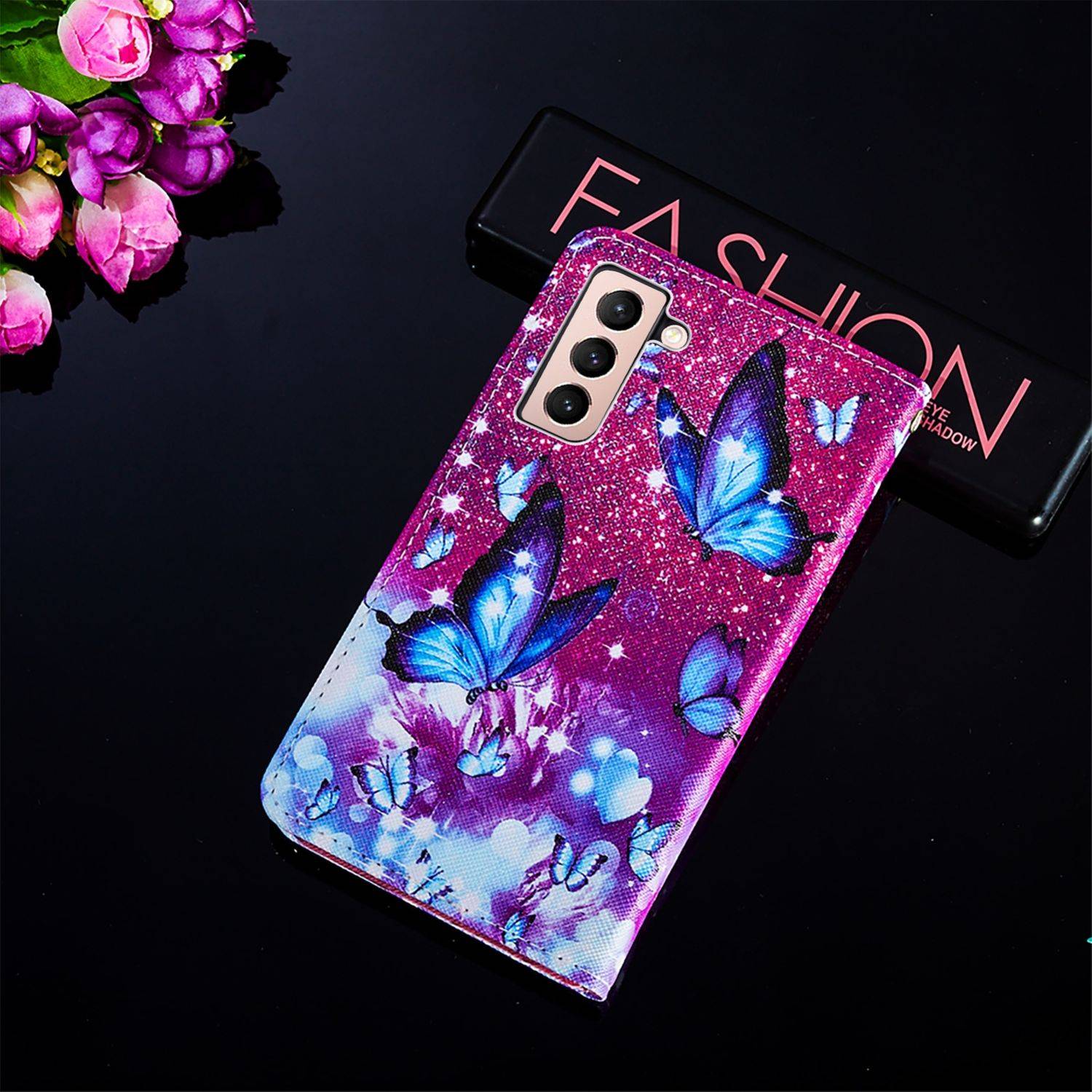Samsung Galaxy S21 Plus Handyhülle Bookcover Violett