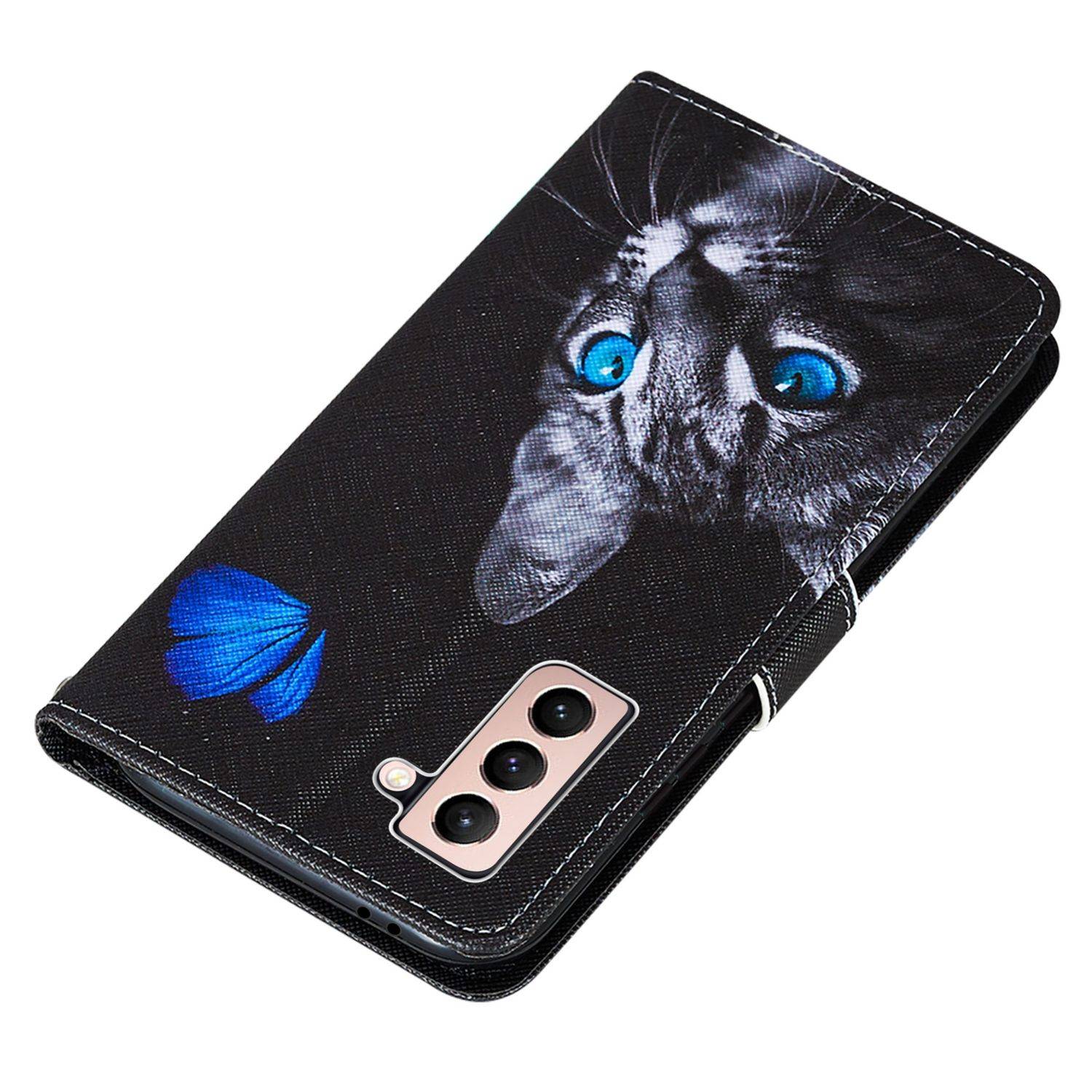 Samsung Galaxy S21 Plus Handyhülle Bookcover Schwarz