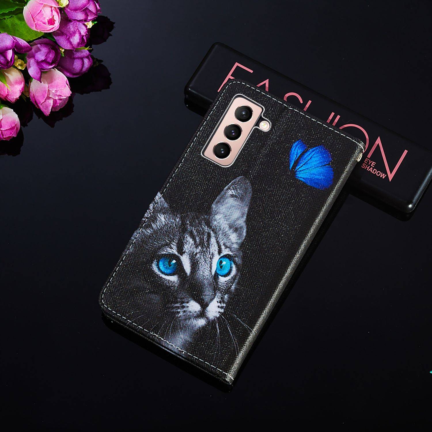 Samsung Galaxy S21 Plus Handyhülle Bookcover Schwarz