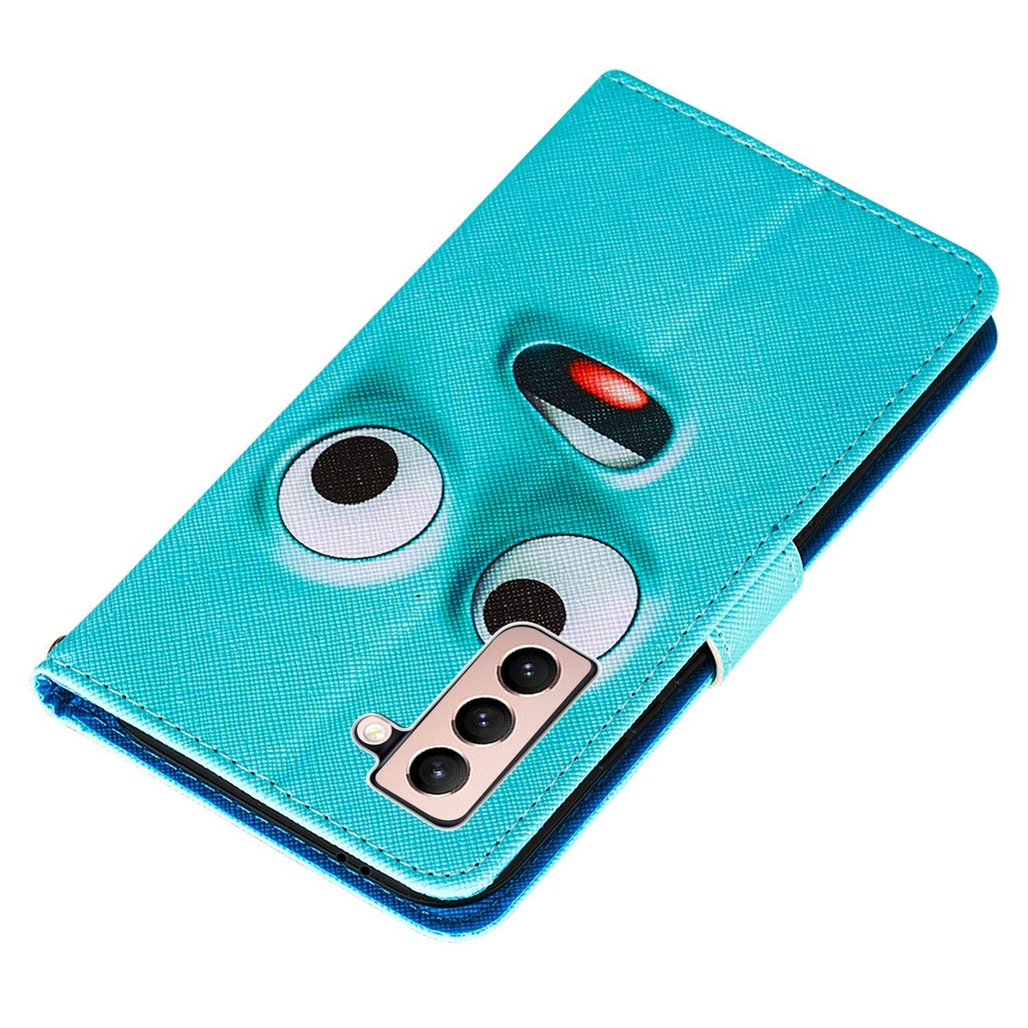 Samsung Galaxy S21 Plus Handyhülle Bookcover Blau