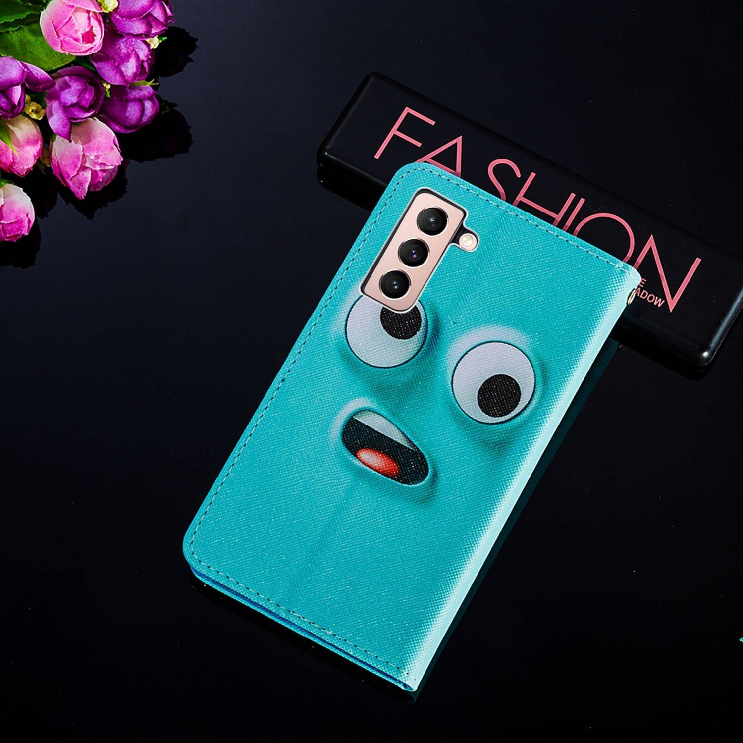 Samsung Galaxy S21 Plus Handyhülle Bookcover Blau
