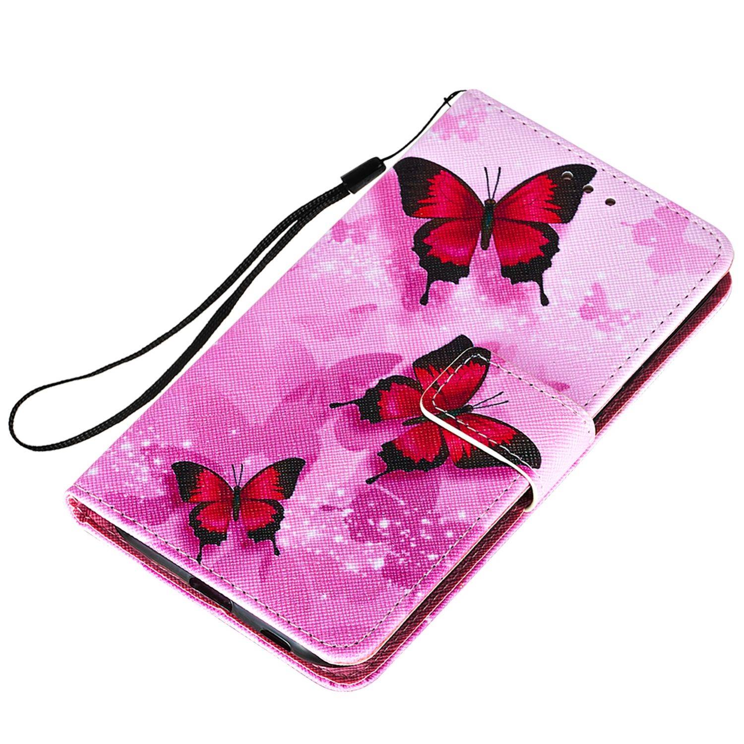 Samsung Galaxy S21 Handyhülle Bookcover Rosa