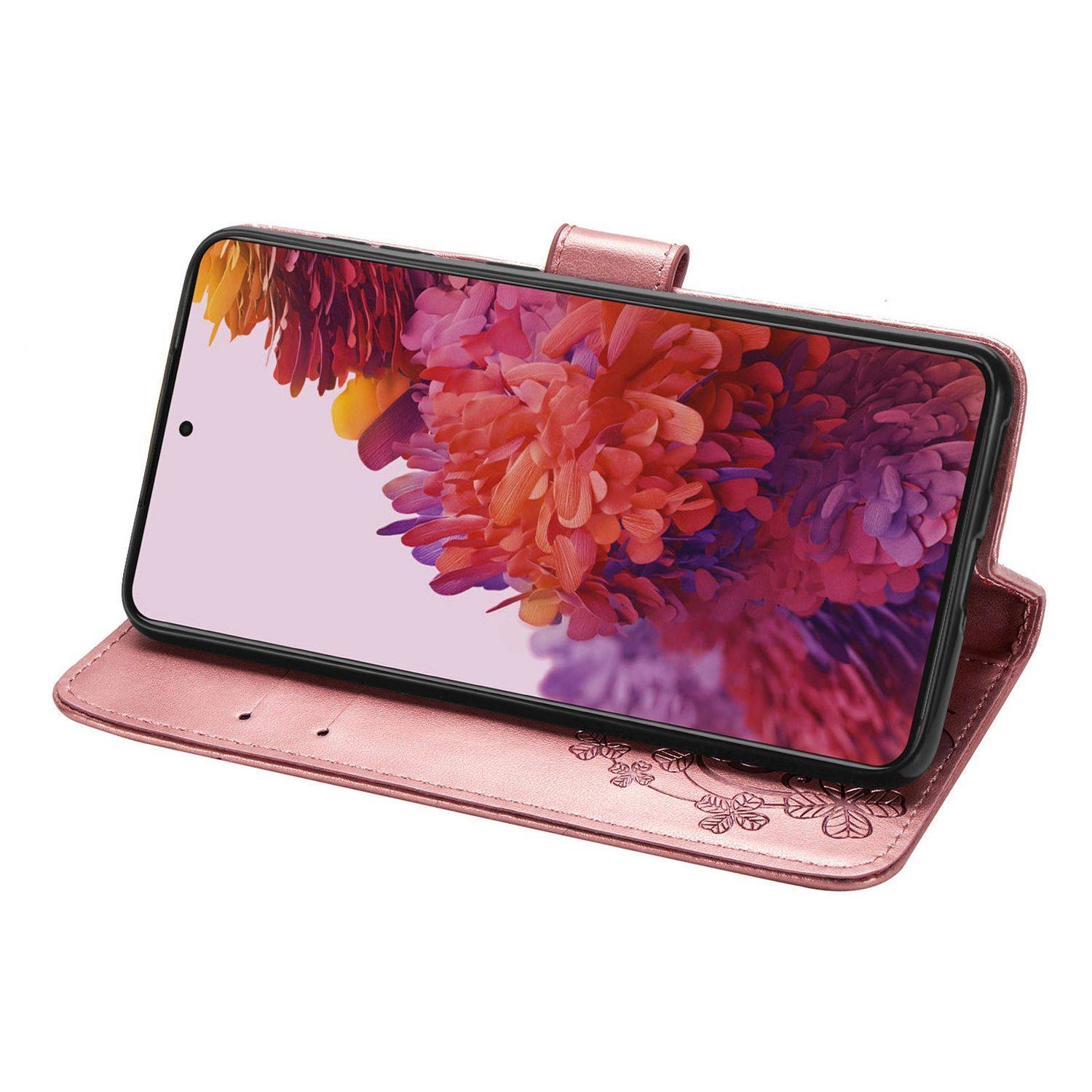 Samsung Galaxy S21 Ultra Handyhülle Bookcover Rosa