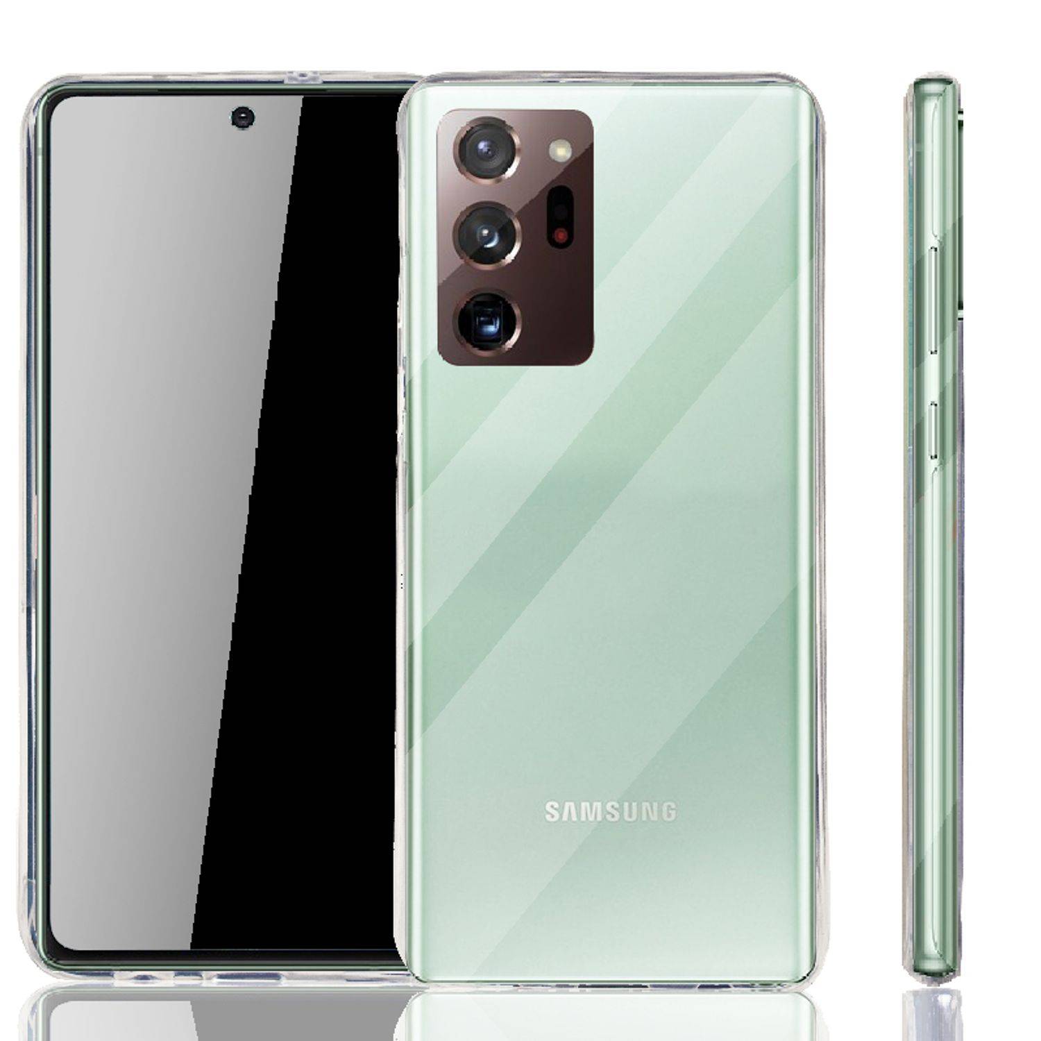 Samsung Galaxy Note 20 Ultra Handyhülle Ultra Dünn Bumper Backcover Transparent