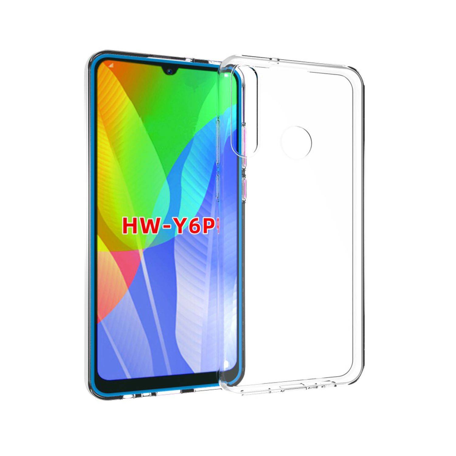 Huawei Y6p Handyhülle Ultra Dünn Bumper Backcover Transparent