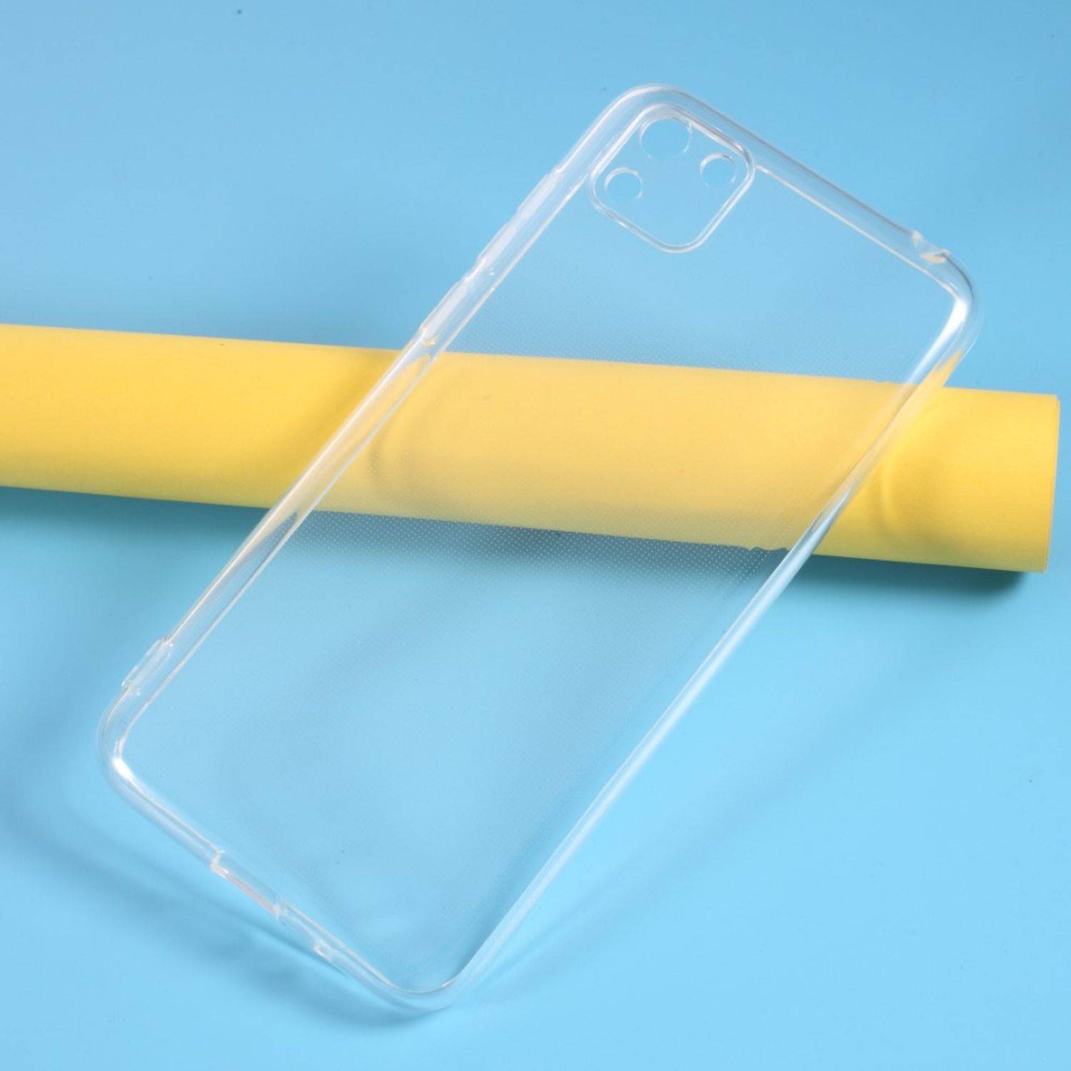 Huawei Y5p Handyhülle Ultra Dünn Bumper Backcover Transparent