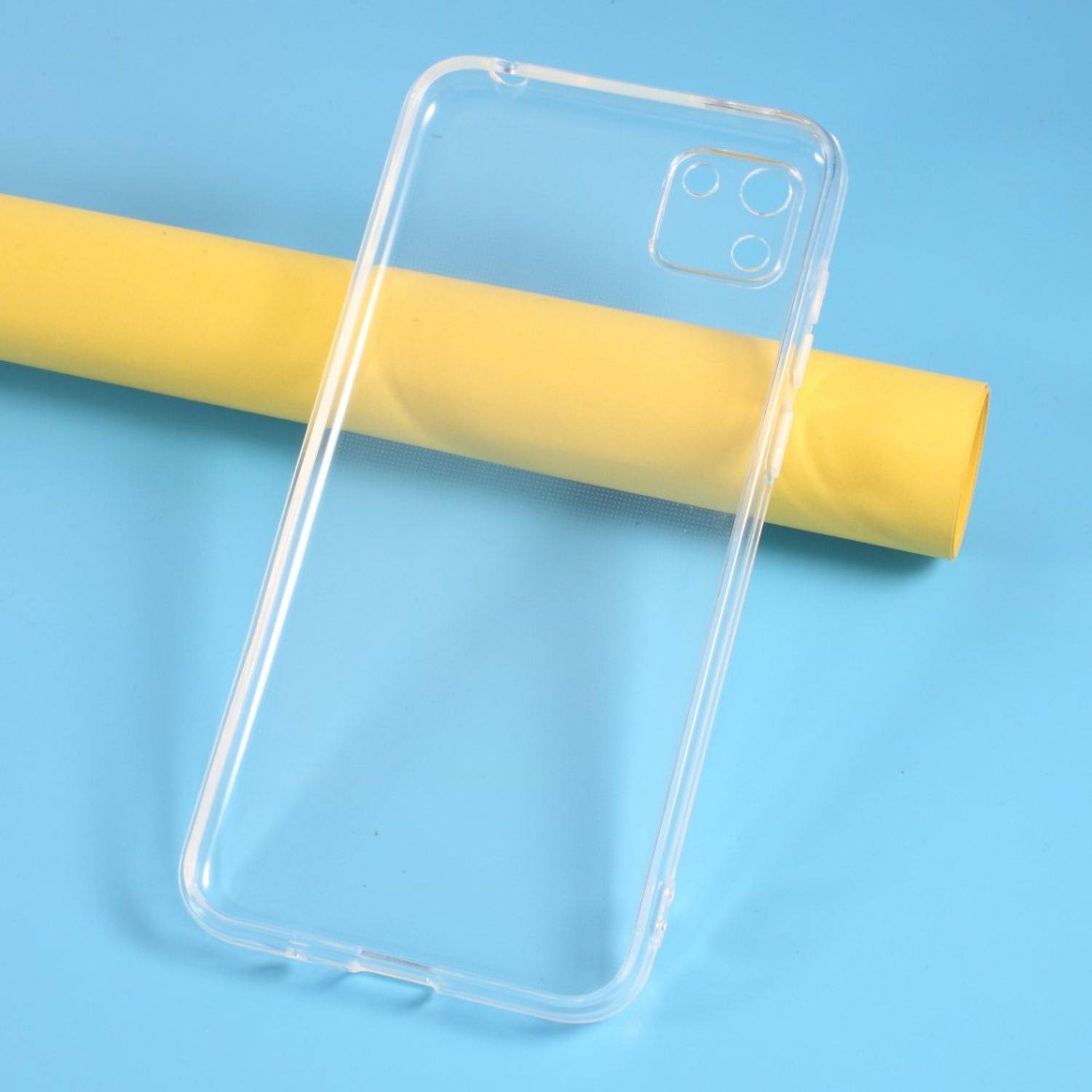 Huawei Y5p Handyhülle Ultra Dünn Bumper Backcover Transparent