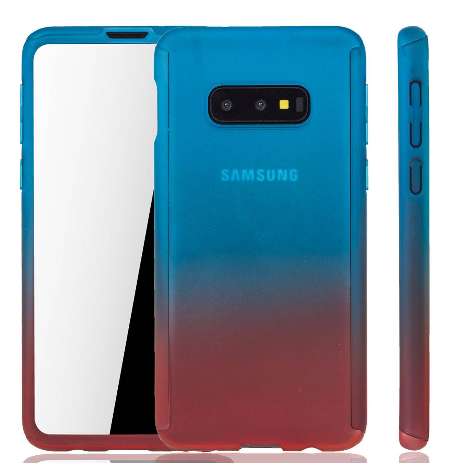 Samsung Galaxy S10e Handyhülle 360 Grad Schutz Full Cover Mehrfarbig