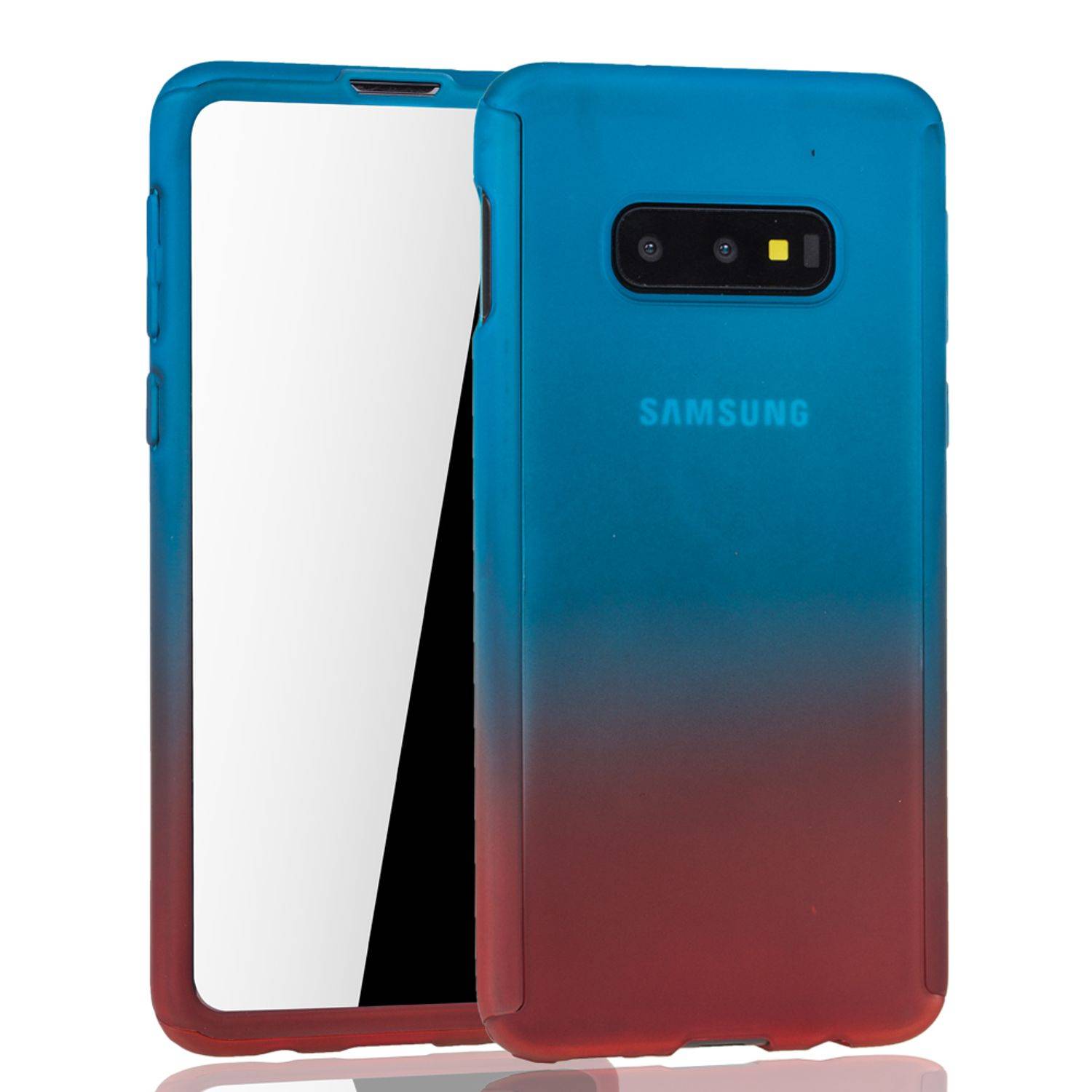 Samsung Galaxy S10e Handyhülle 360 Grad Schutz Full Cover Mehrfarbig