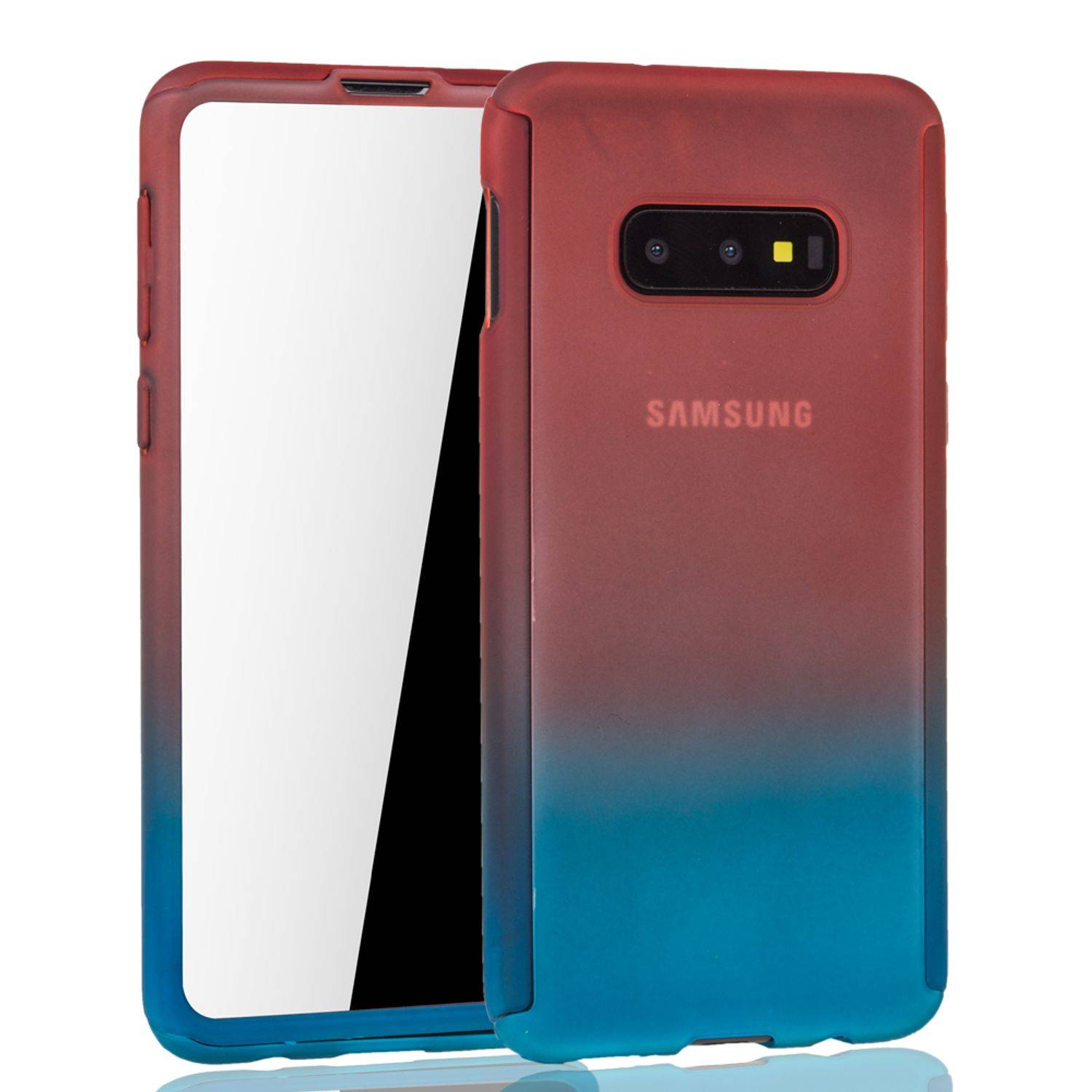 Samsung Galaxy S10e Handyhülle 360 Grad Schutz Full Cover Mehrfarbig