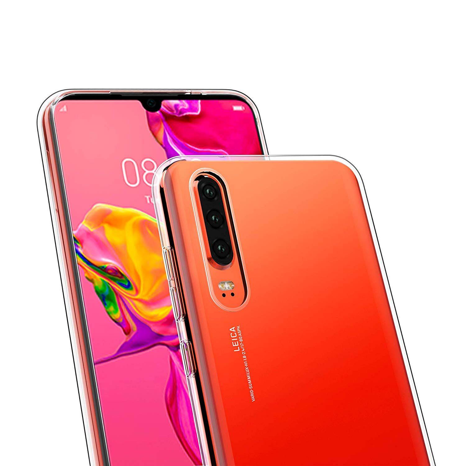 Huawei P30 Handyhülle Ultra Dünn Bumper Backcover Transparent