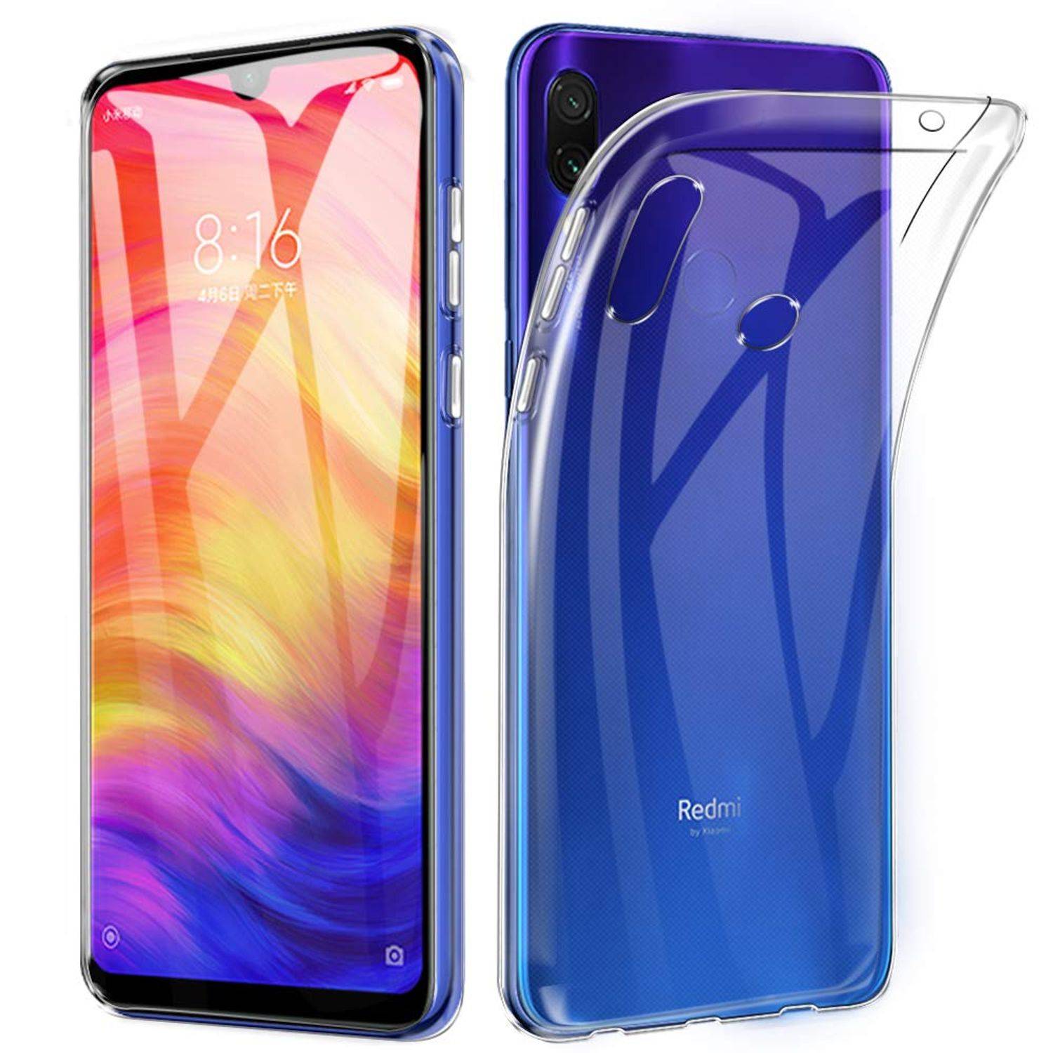 Xiaomi Redmi 7 Handyhülle Ultra Dünn Bumper Backcover Transparent