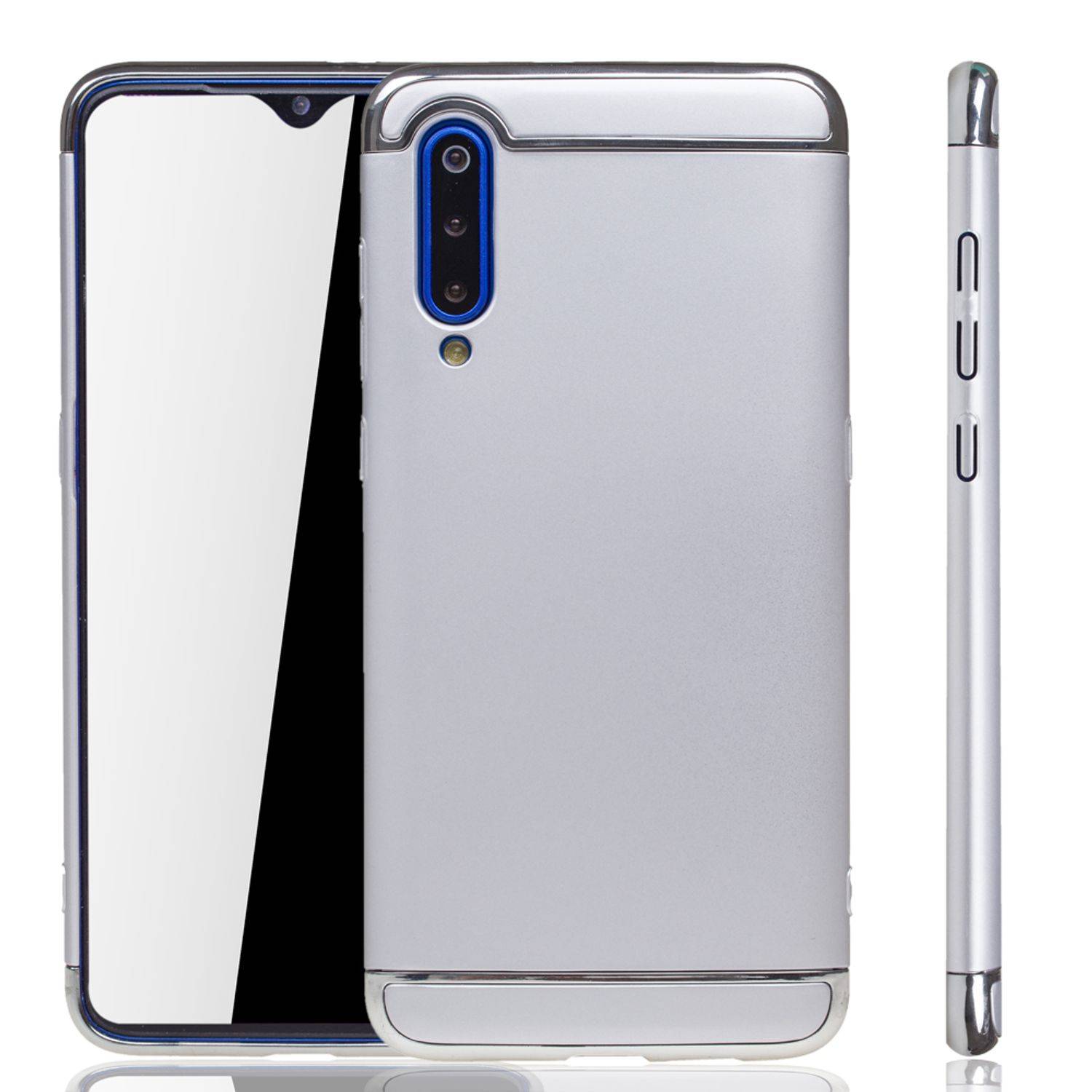 Xiaomi Mi 9 Handyhülle Backcover Silber