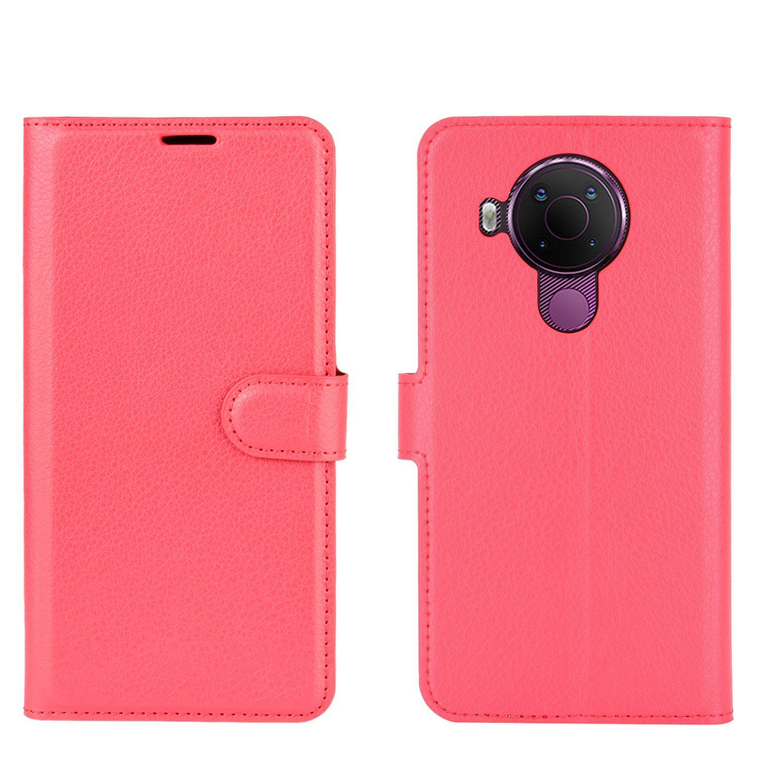 Nokia 5.4 Handyhülle Bookcover Rot