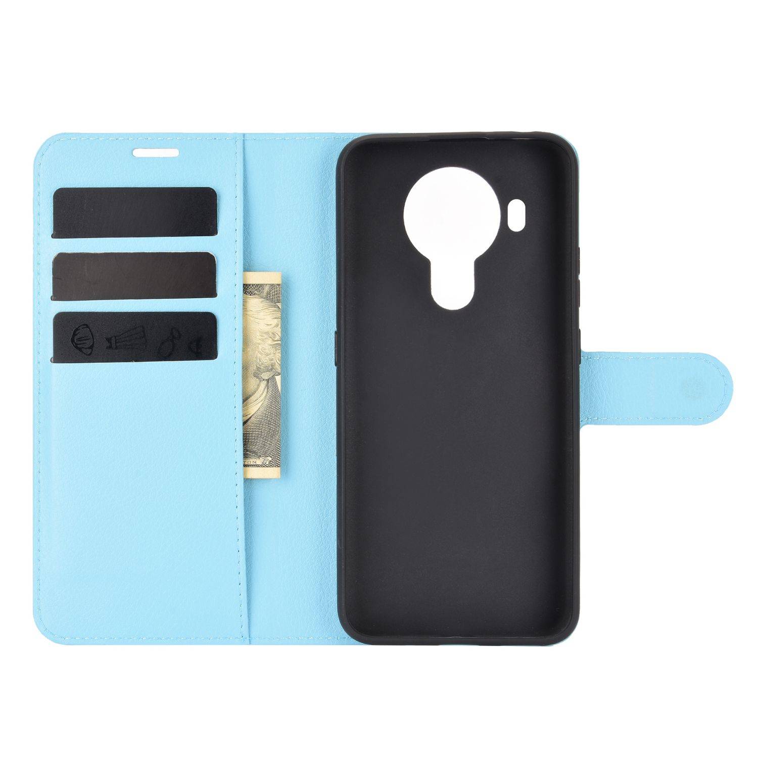Nokia 5.4 Handyhülle Bookcover Blau