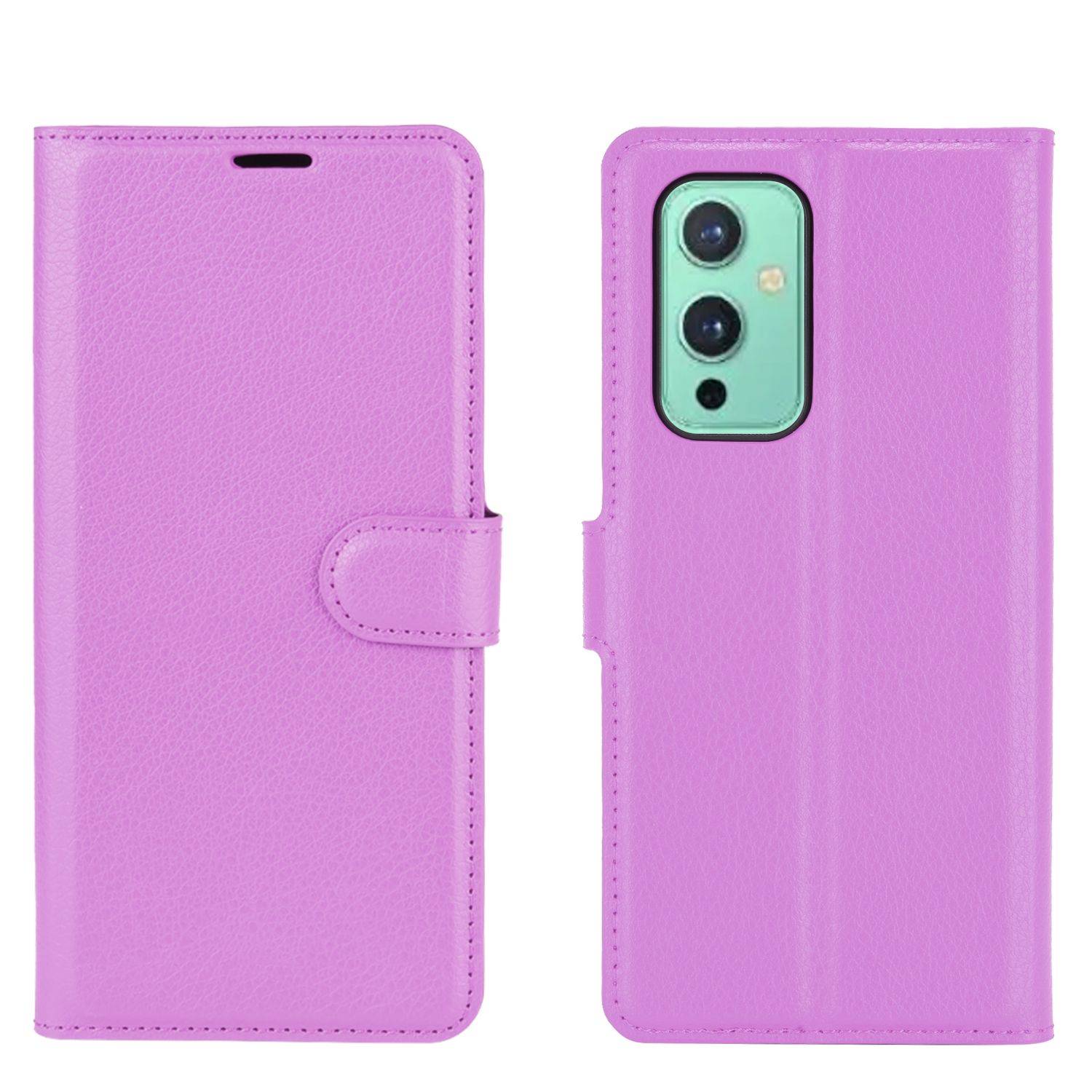 OnePlus 9 Handyhülle Bookcover Violett
