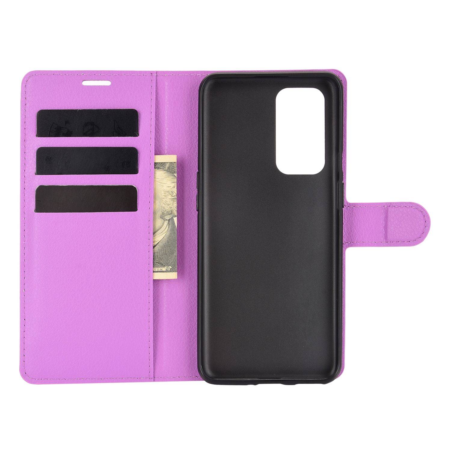 OnePlus 9 Handyhülle Bookcover Violett