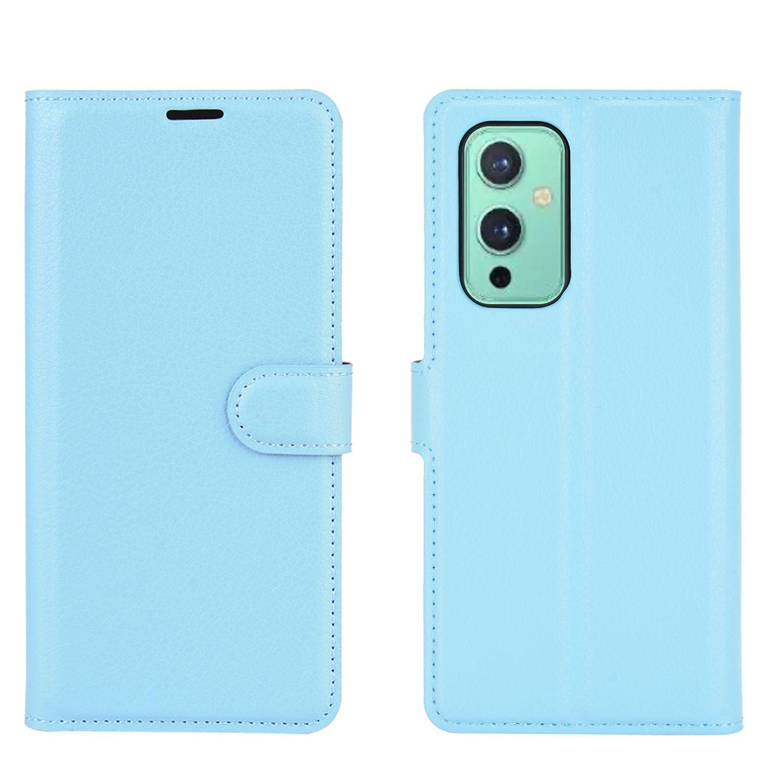 OnePlus 9 Handyhülle Bookcover Blau