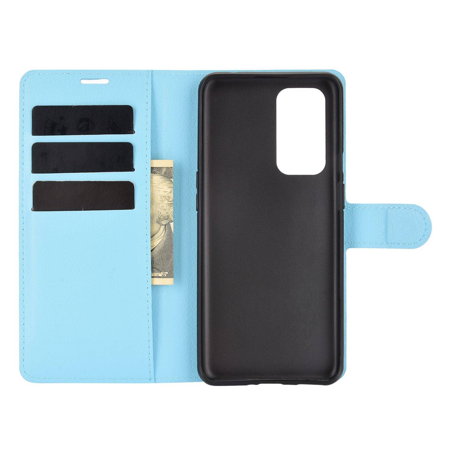 OnePlus 9 Handyhülle Bookcover Blau