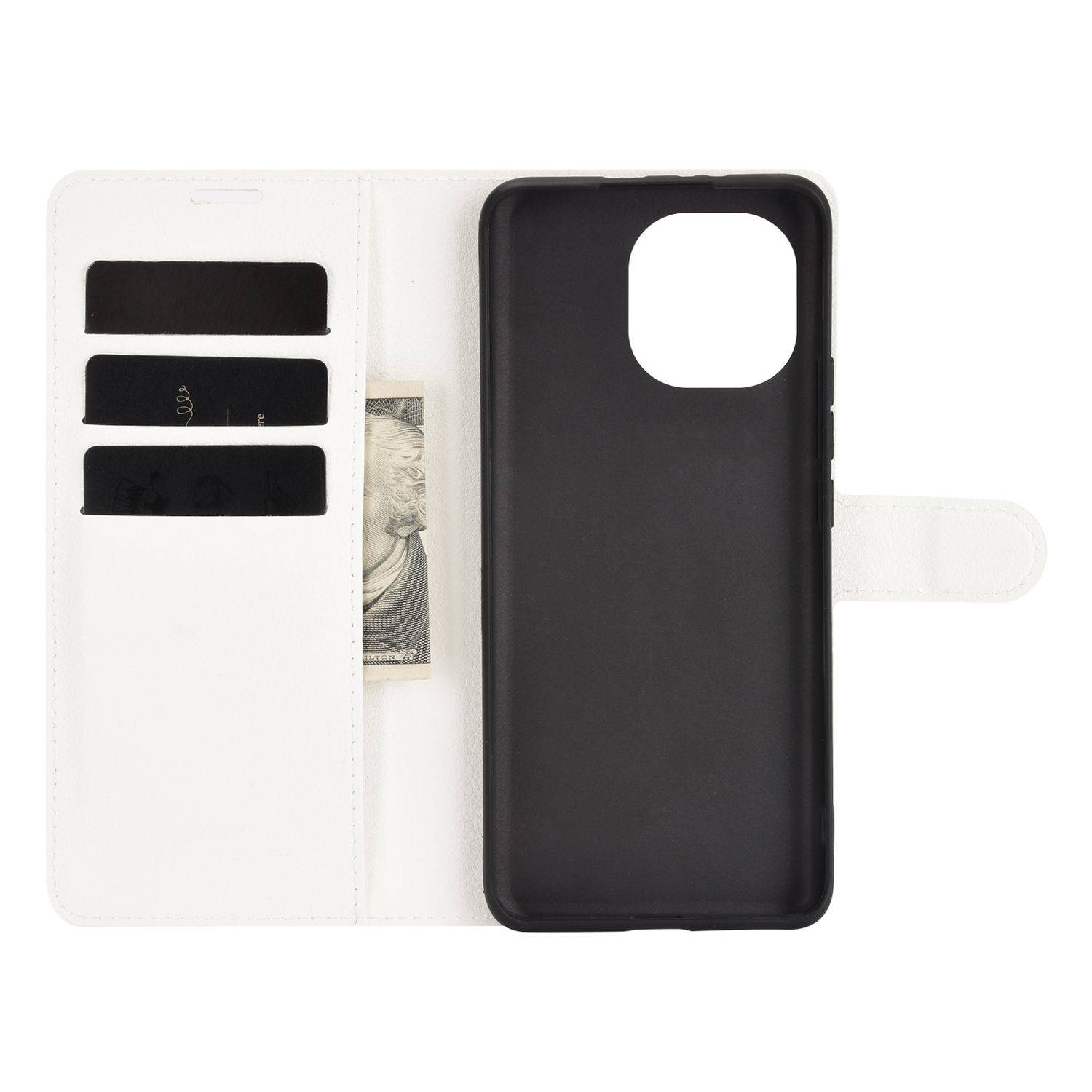 Xiaomi Mi 11 Handyhülle Bookcover Weiß