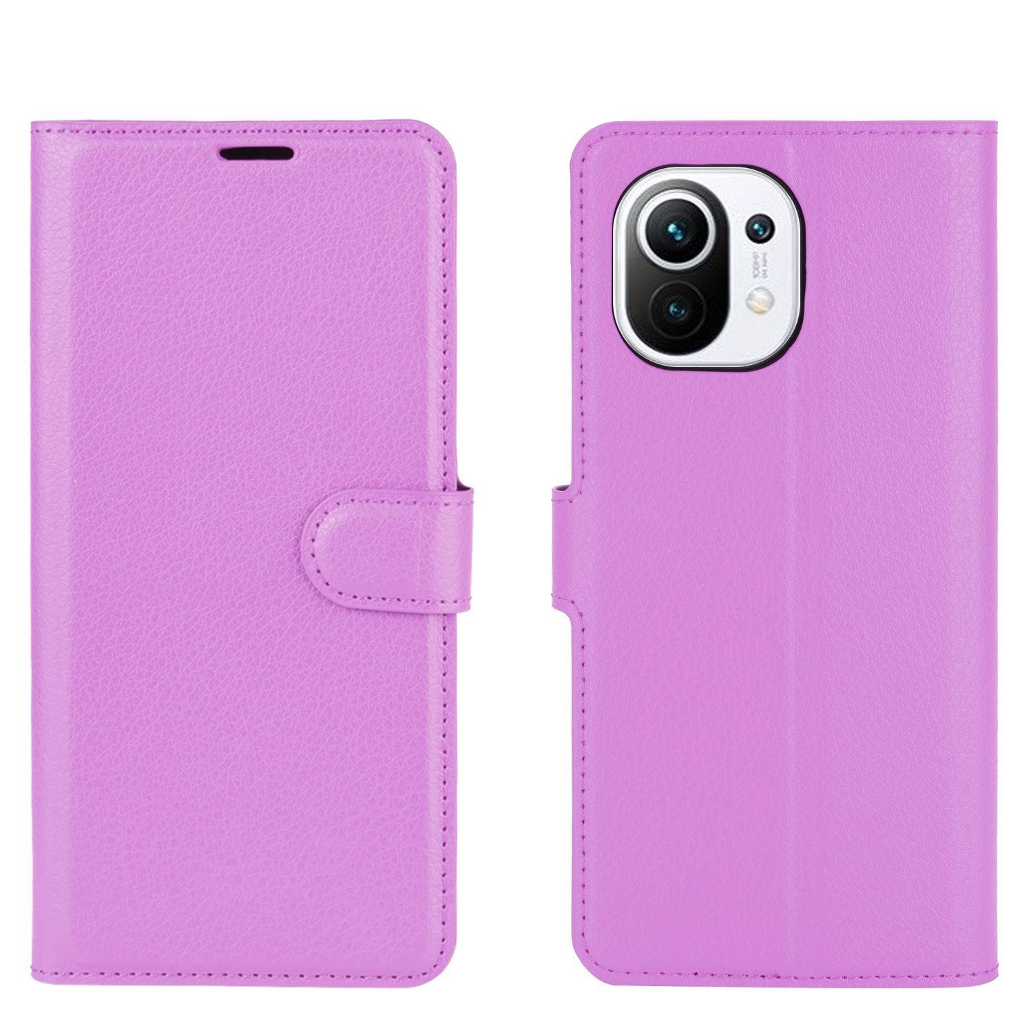 Xiaomi Mi 11 Handyhülle Bookcover Violett
