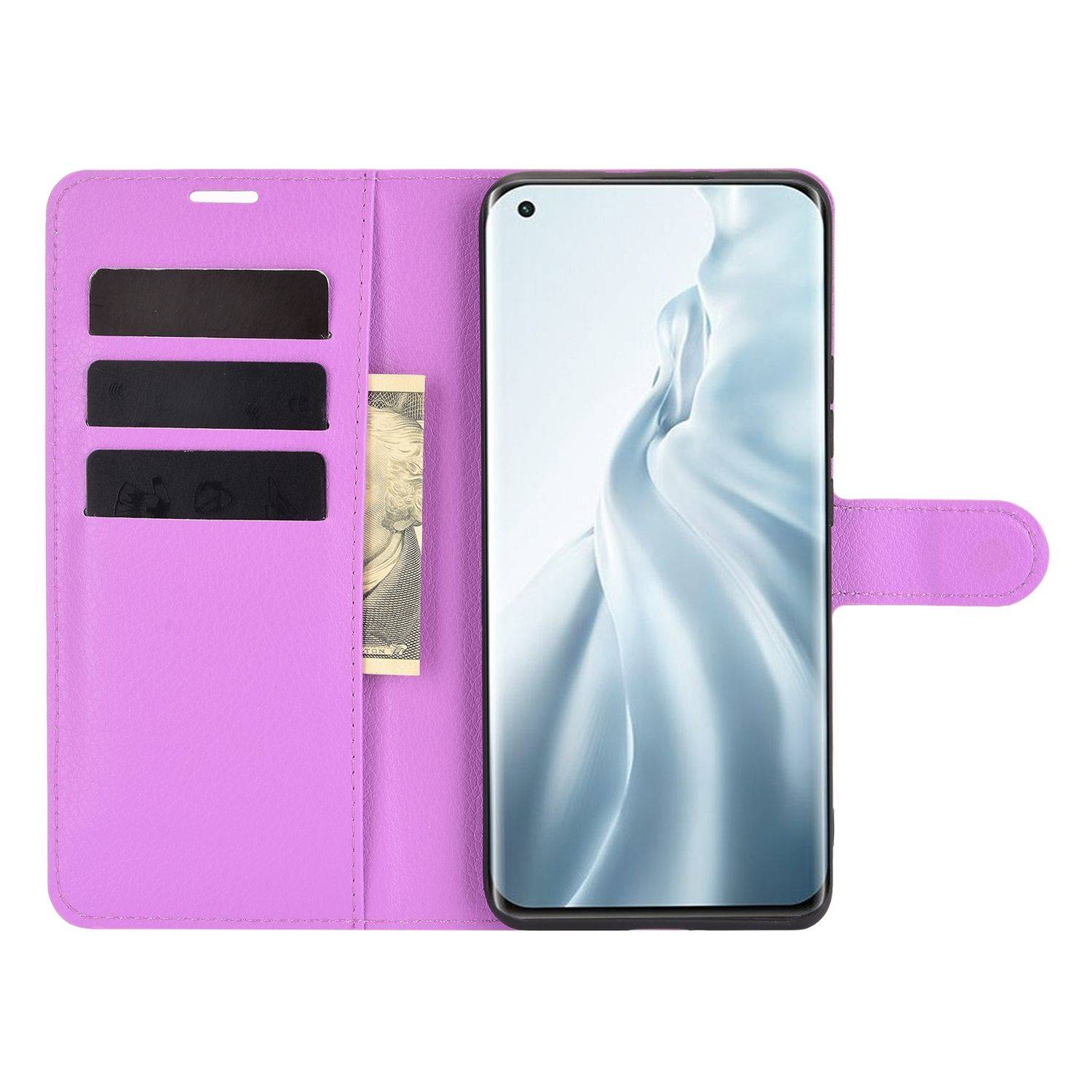 Xiaomi Mi 11 Handyhülle Bookcover Violett
