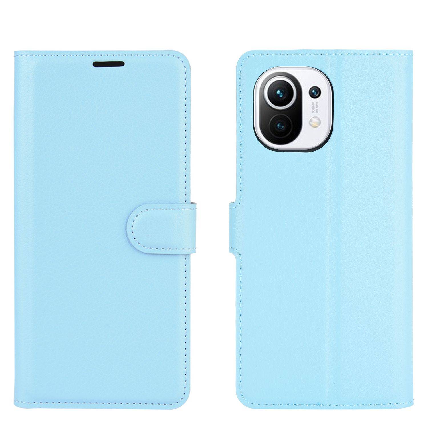 Xiaomi Mi 11 Handyhülle Bookcover Blau