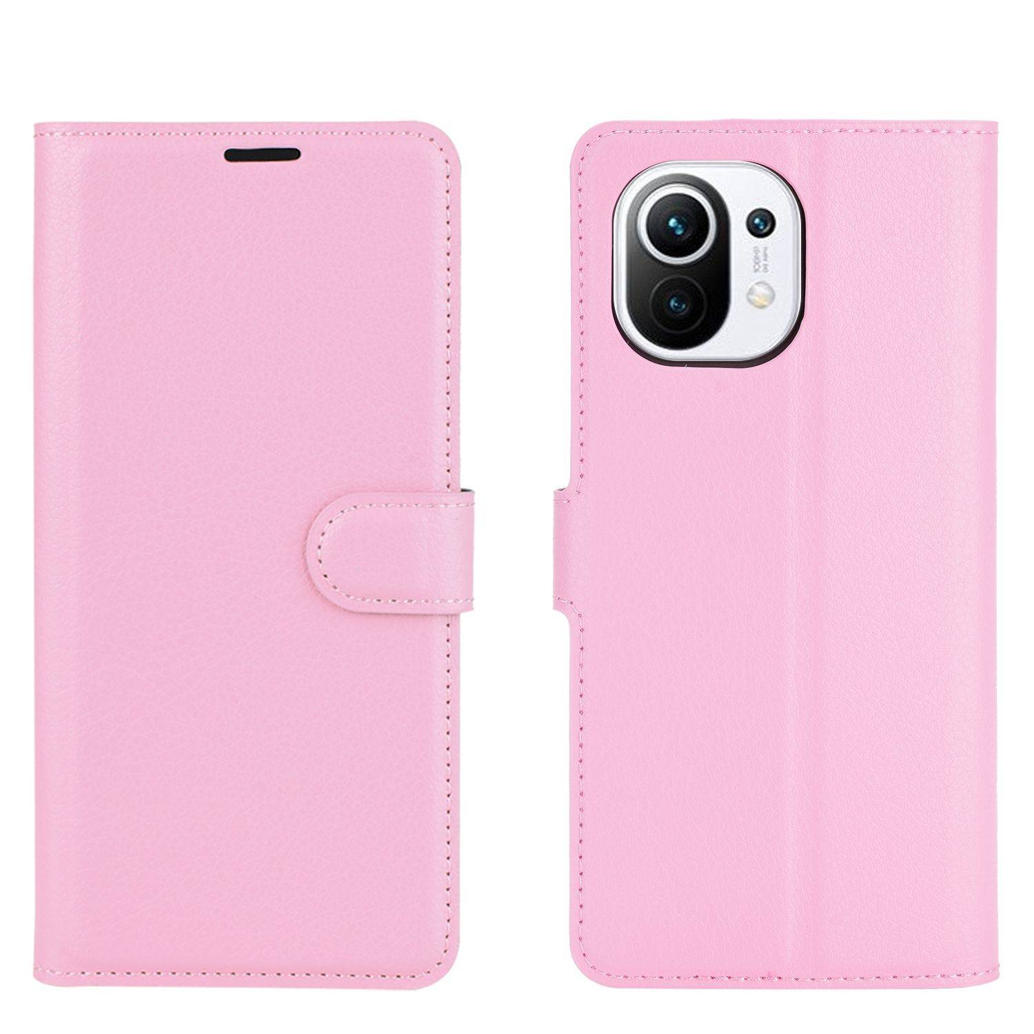 Xiaomi Mi 11 Handyhülle Bookcover Rosa