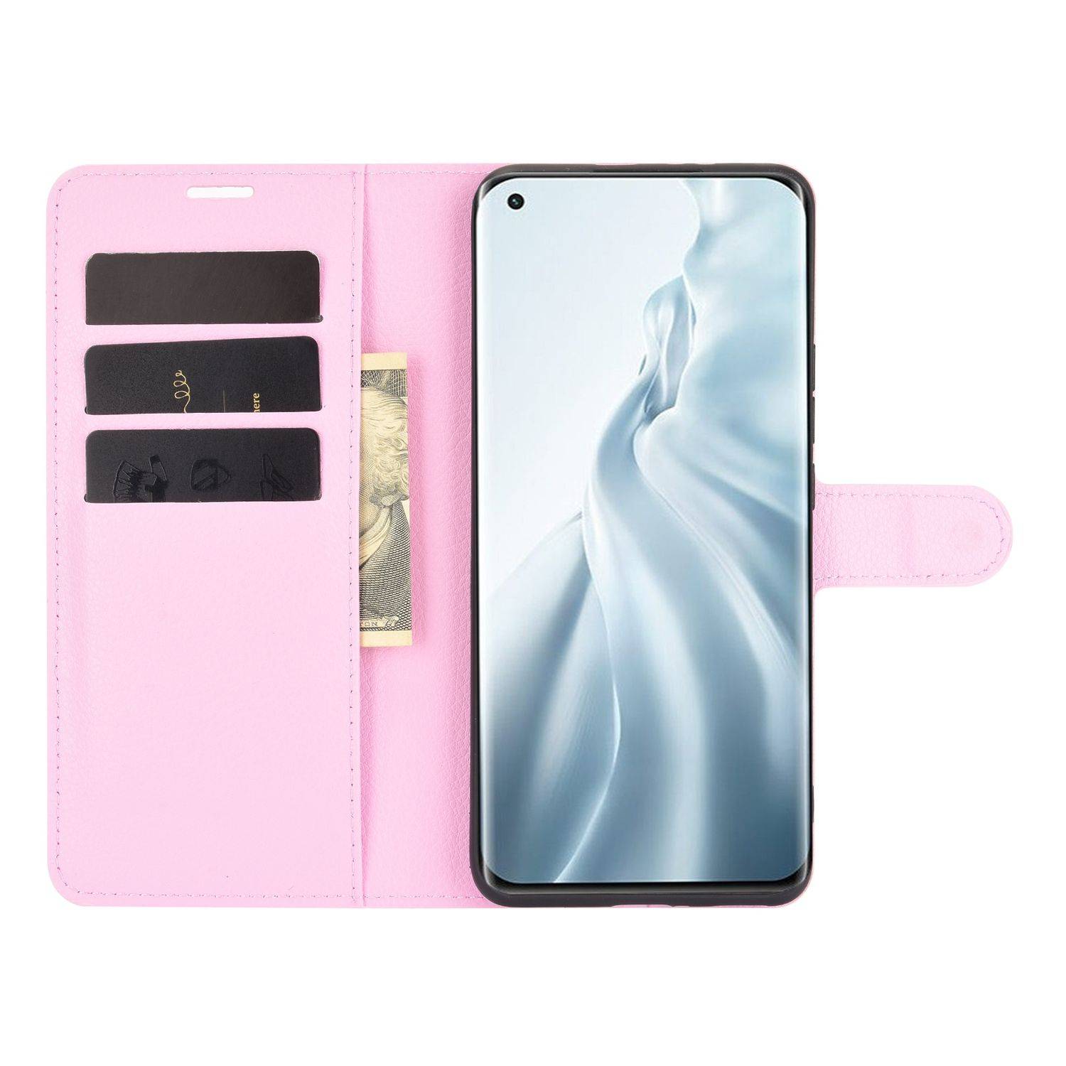 Xiaomi Mi 11 Handyhülle Bookcover Rosa