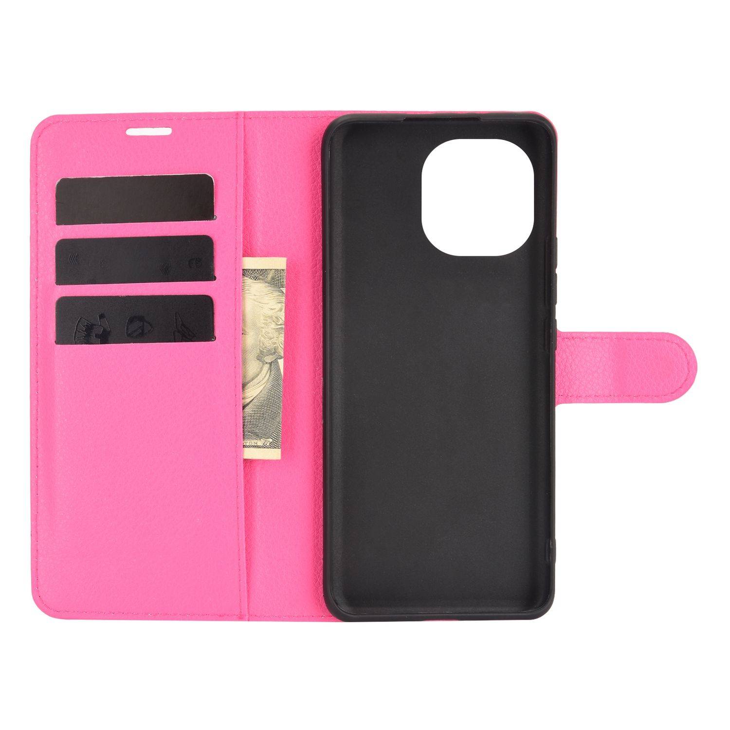 Xiaomi Mi 11 Handyhülle Bookcover Rosa