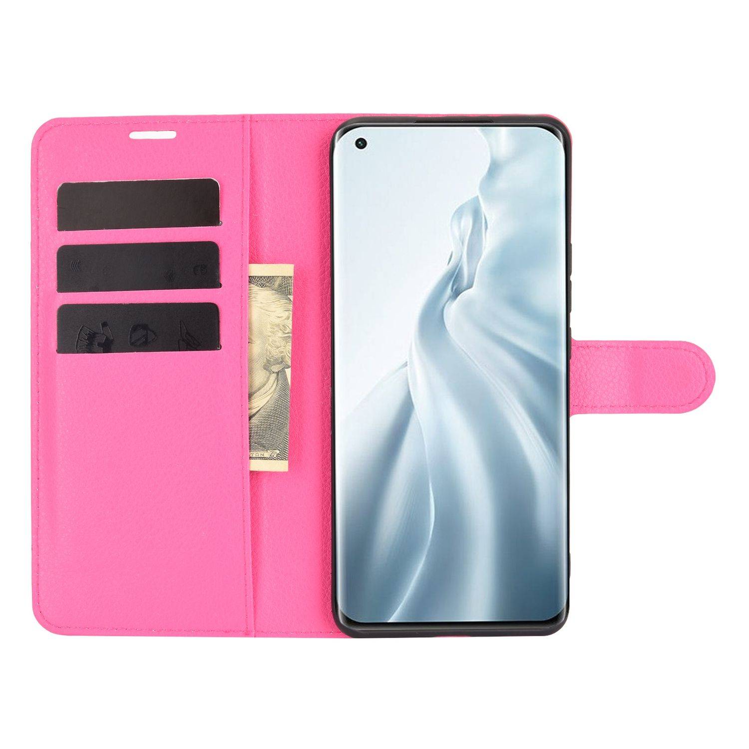 Xiaomi Mi 11 Handyhülle Bookcover Rosa