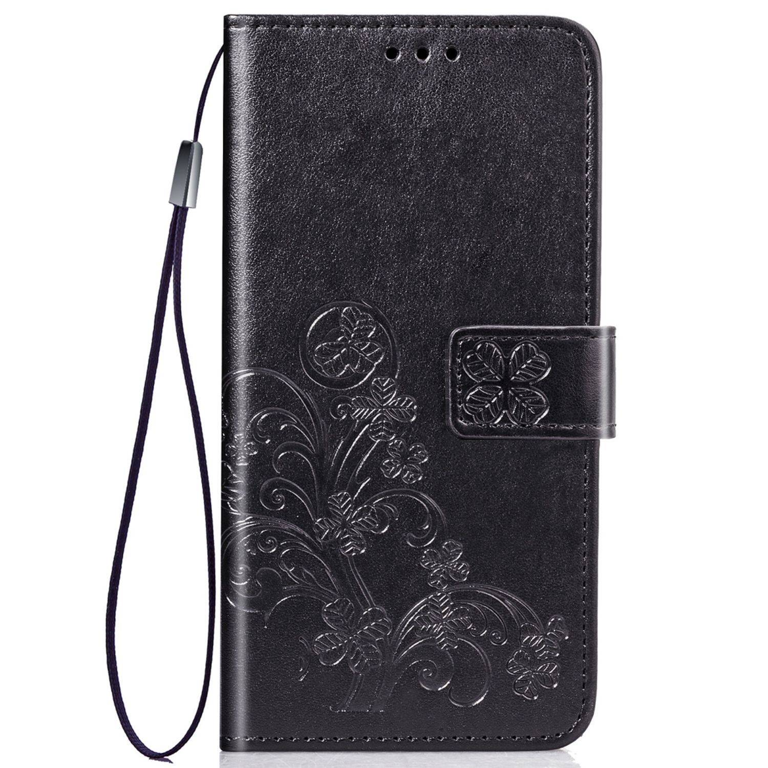 Nokia 2.2 Handyhülle Bookcover Schwarz