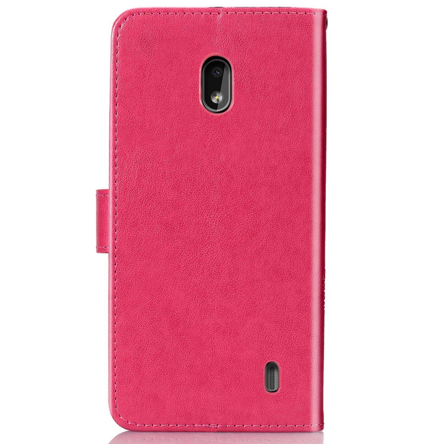 Nokia 2.2 Handyhülle Bookcover Rosa