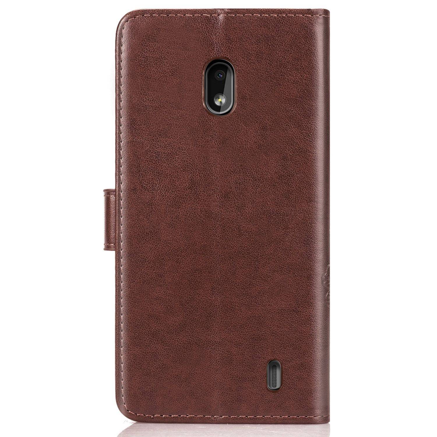 Nokia 2.2 Handyhülle Bookcover Braun