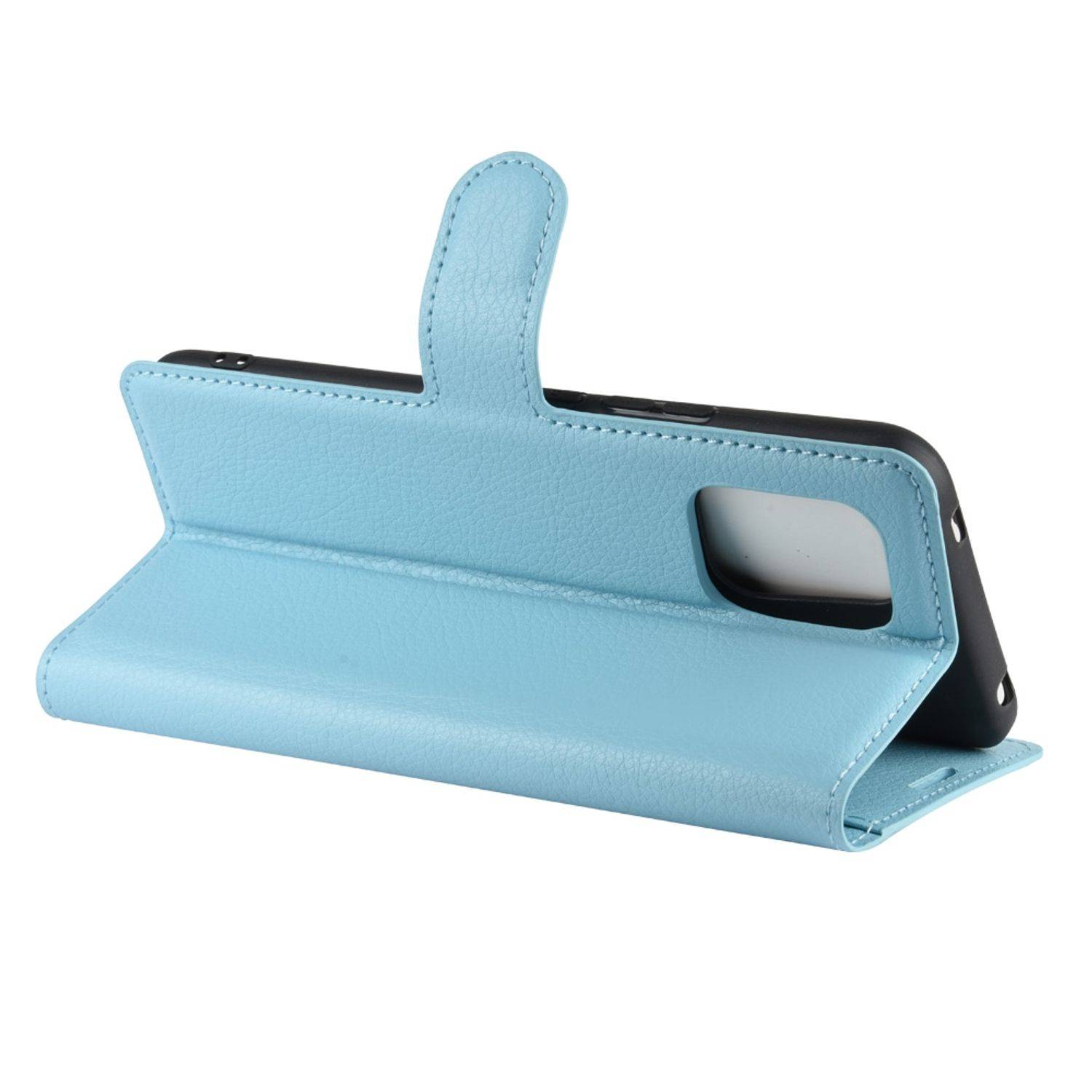 Xiaomi Mi 10 Lite 5G Handyhülle Bookcover Blau