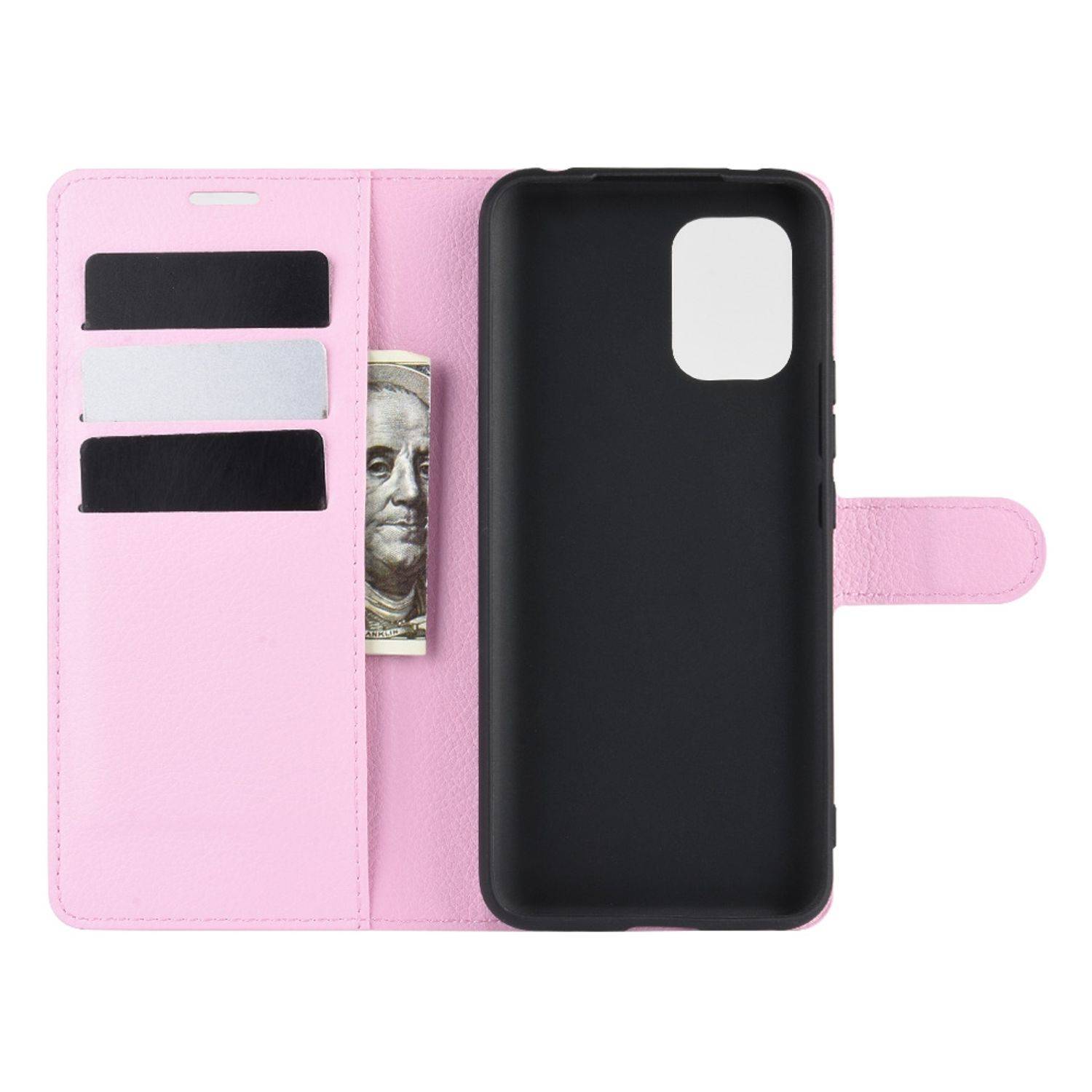 Xiaomi Mi 10 Lite 5G Handyhülle Bookcover Rosa