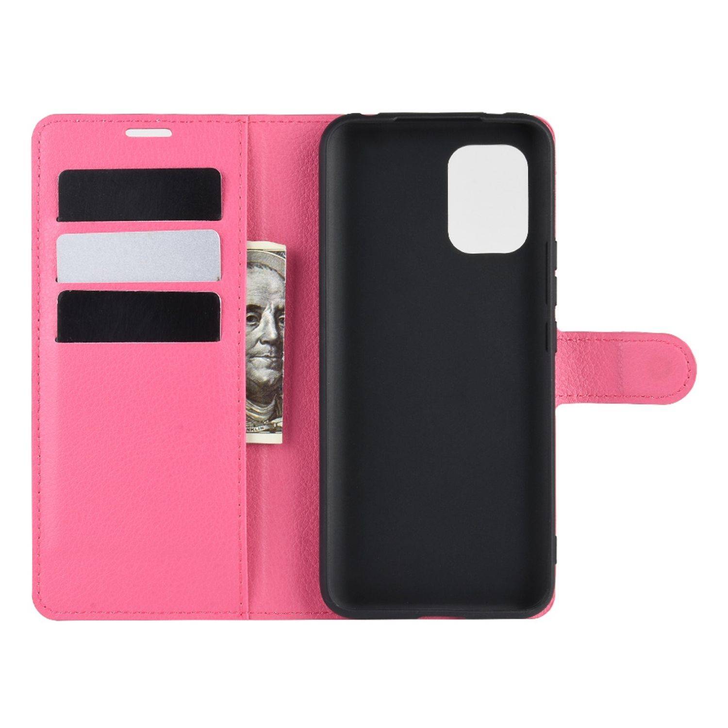 Xiaomi Mi 10 Lite 5G Handyhülle Bookcover Rosa