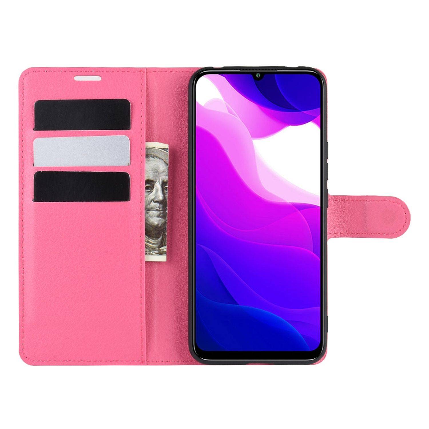 Xiaomi Mi 10 Lite 5G Handyhülle Bookcover Rosa